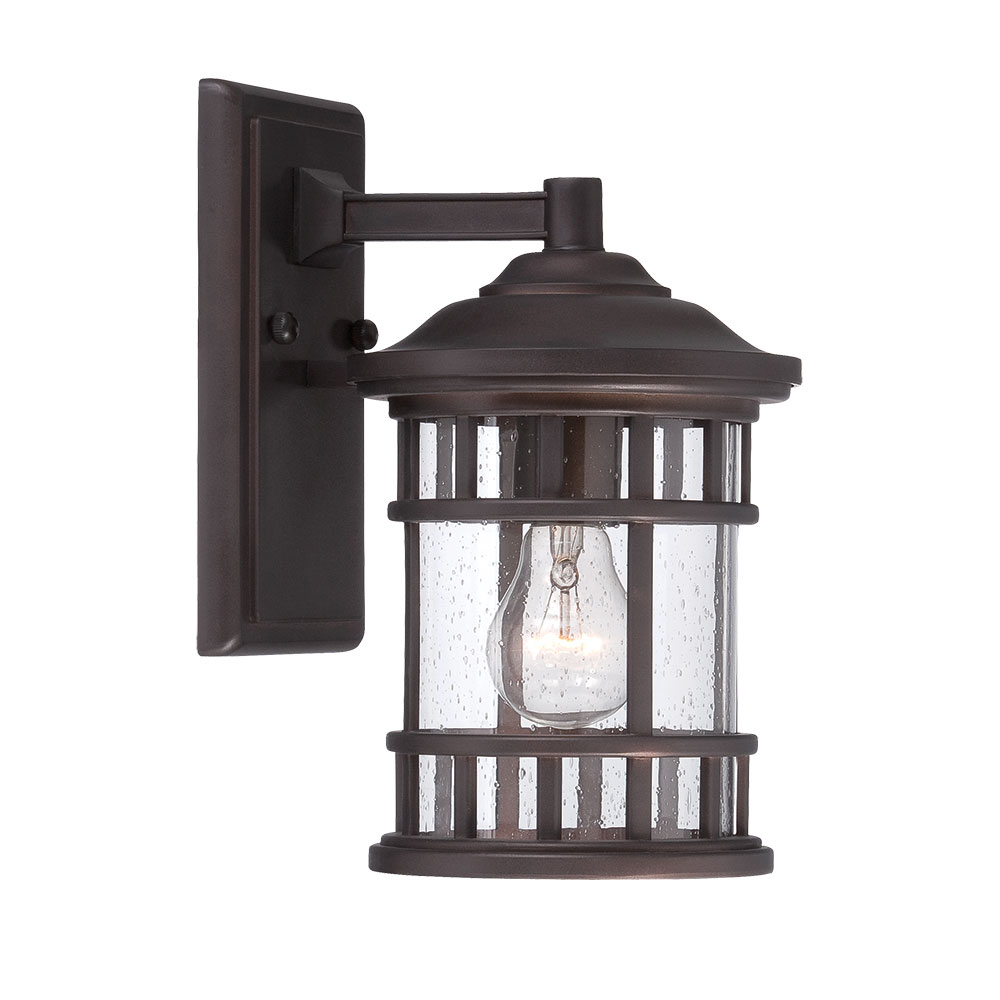 Acclaim Lighting 31930ABZ Vista II 1 -Light 11.25-in H Bronze Hardwired Outdoor Wall Light