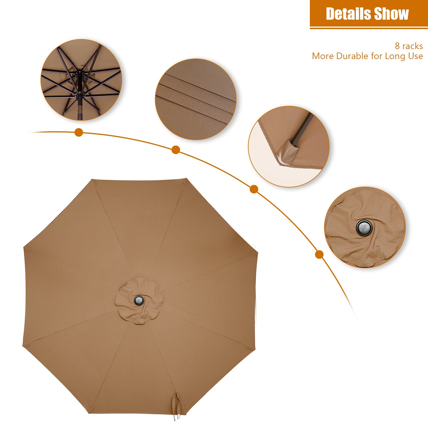 Mondawe 21270TP-SM Umbrellas-2 - View #7