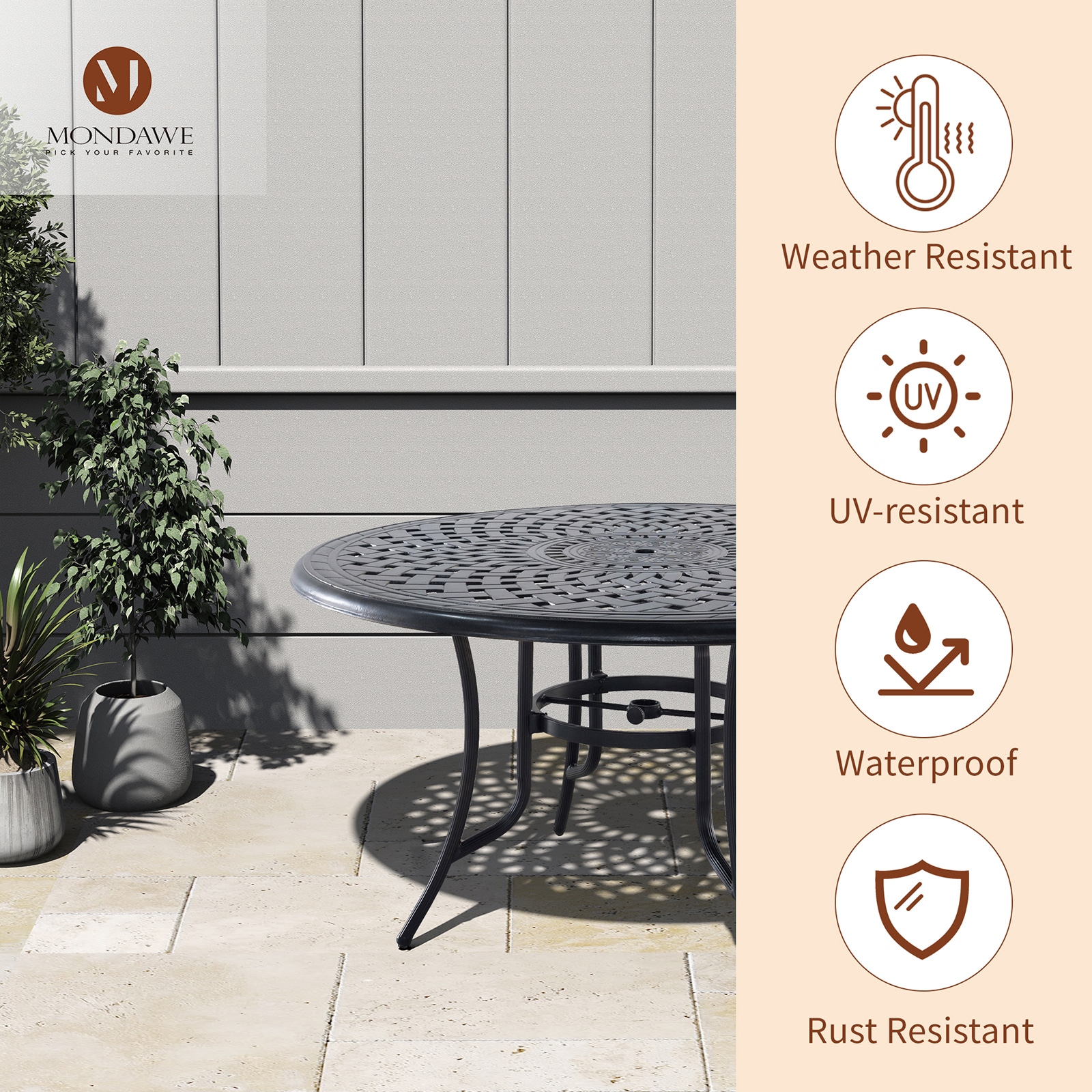 Mondawe MO-IVY1140R51 Patio-Tables - View #8