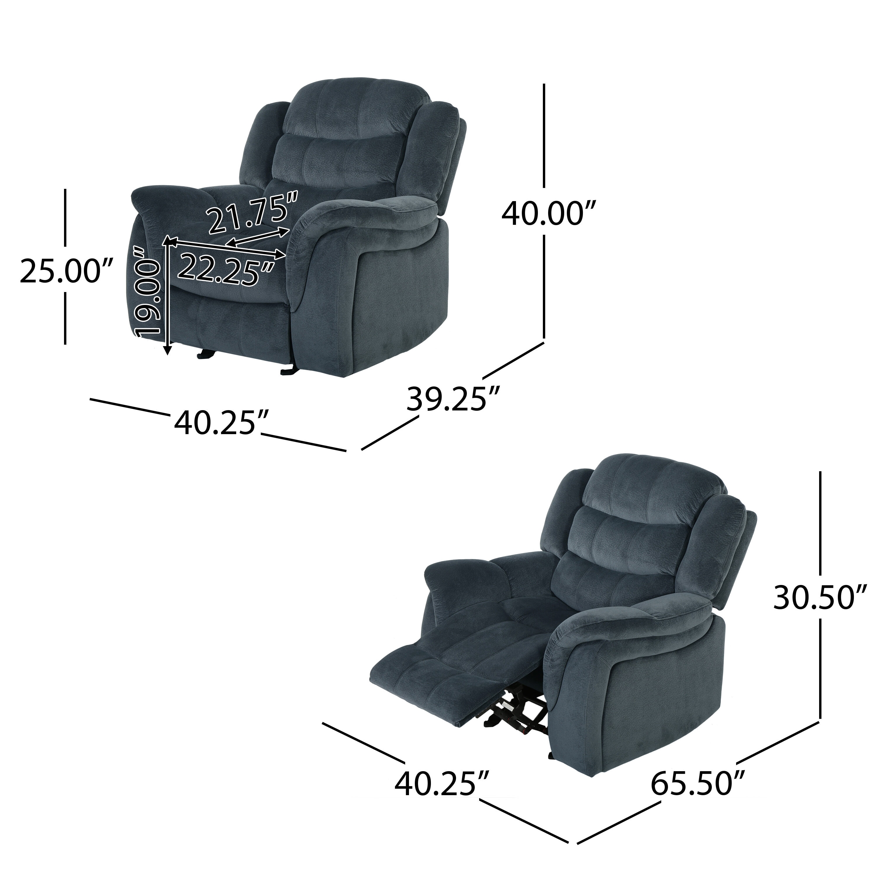 Best Selling Home Decor 296449 recliners - View #11