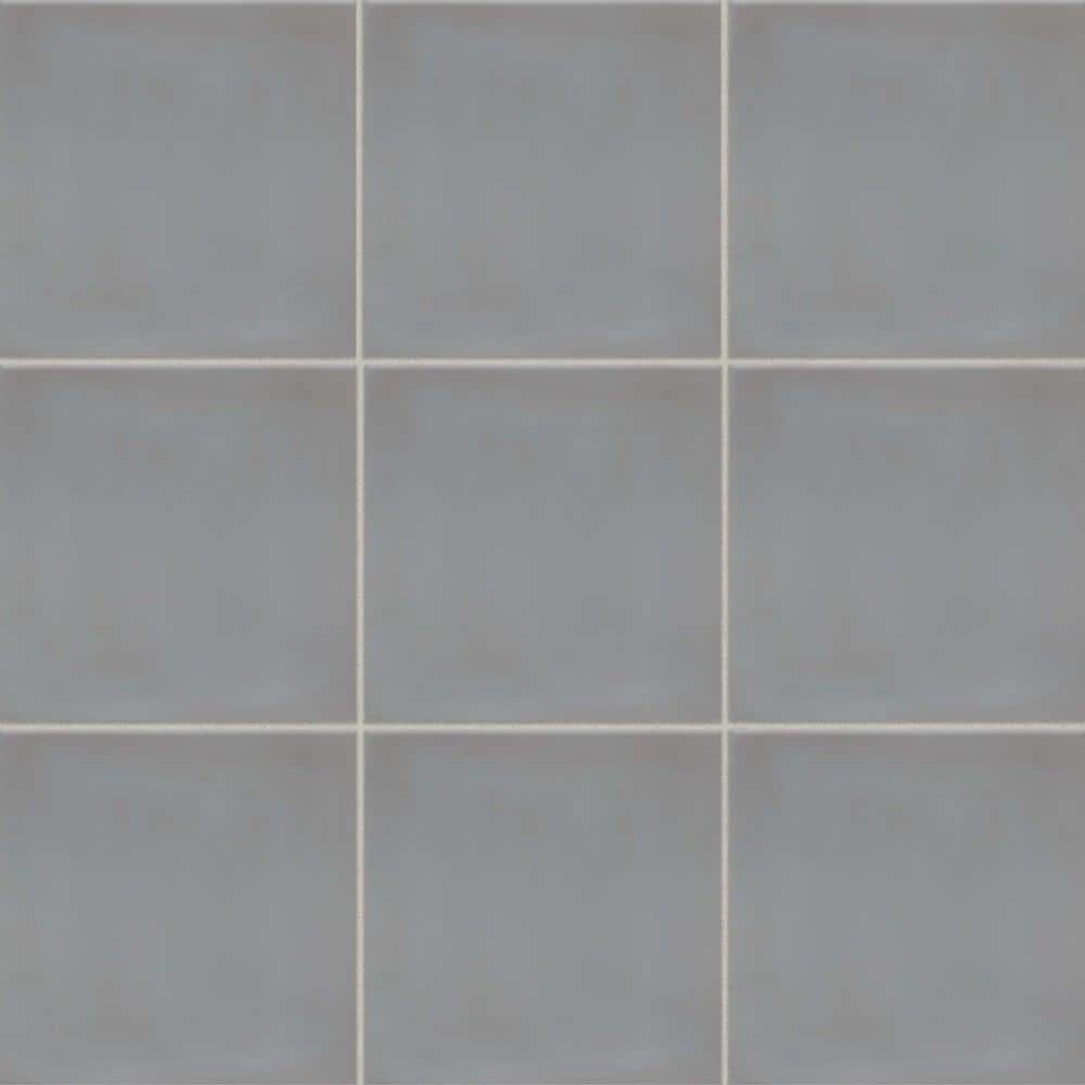 Bedrosians DECREMFOG88 Remy Fog 8-in x 8-in Matte Cement Encaustic Floor and Wall Tile (5.33-sq. ft/ Carton)