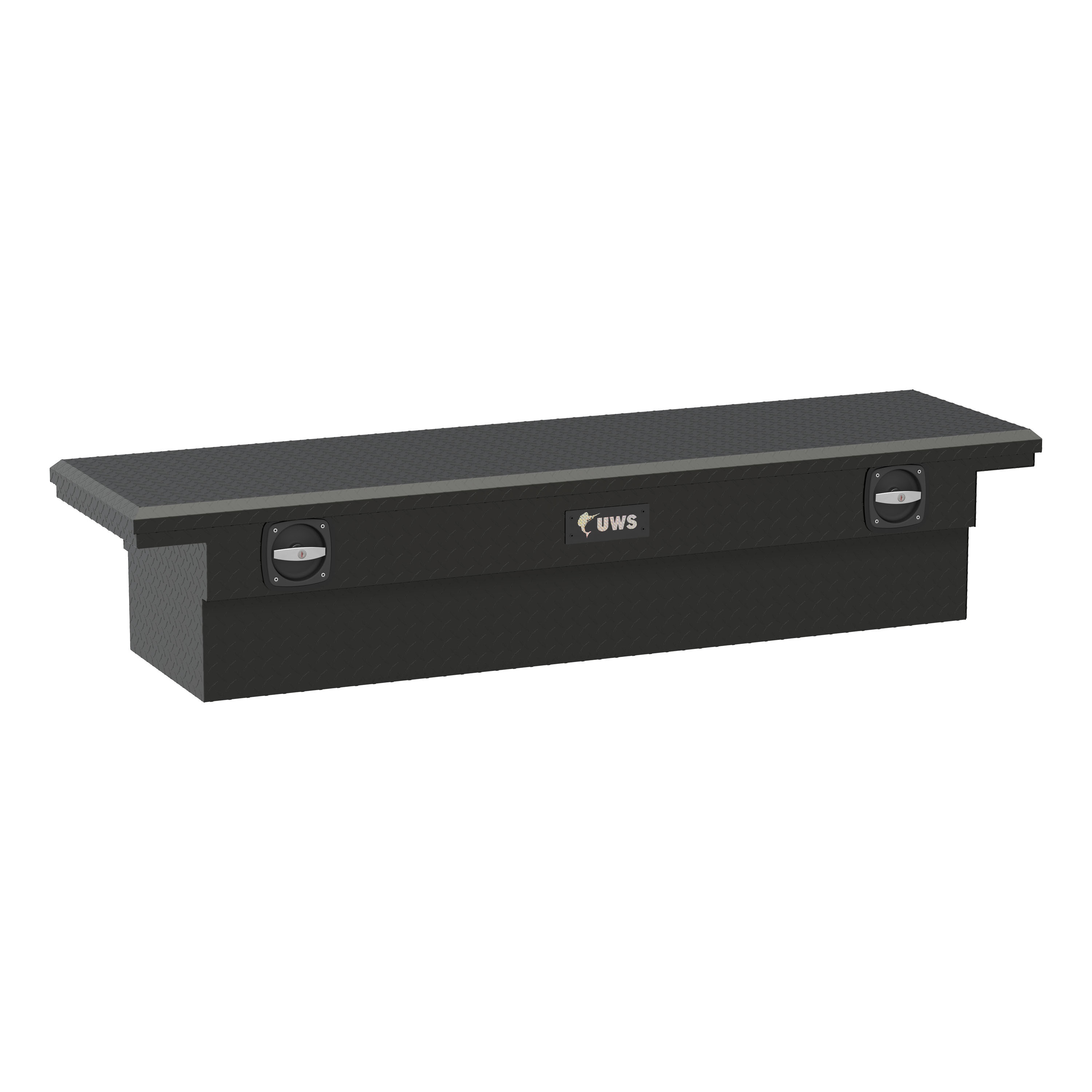 UWS 72.875-in x 20-in x 14.75-in Matte Black Aluminum Crossover Truck Tool Box EC10033 Sansujyuku sansujyuku.com