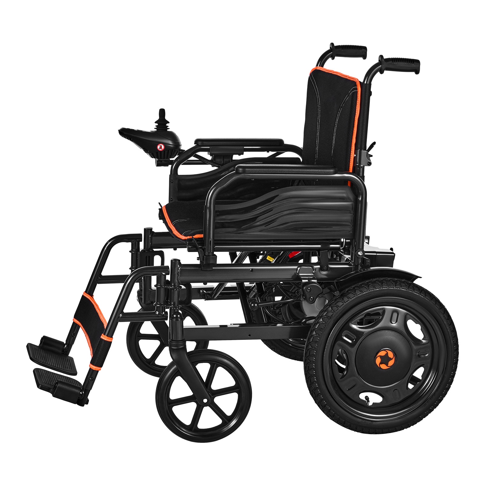 VEVOR Electric Wheelchair for Adults  265lbs Capacity  Foldable and Lightweight Motorized Wheelchair  13-Mile Long Travel Range  All-Terrain Powered Chair  Portable for Seniors and Disabled