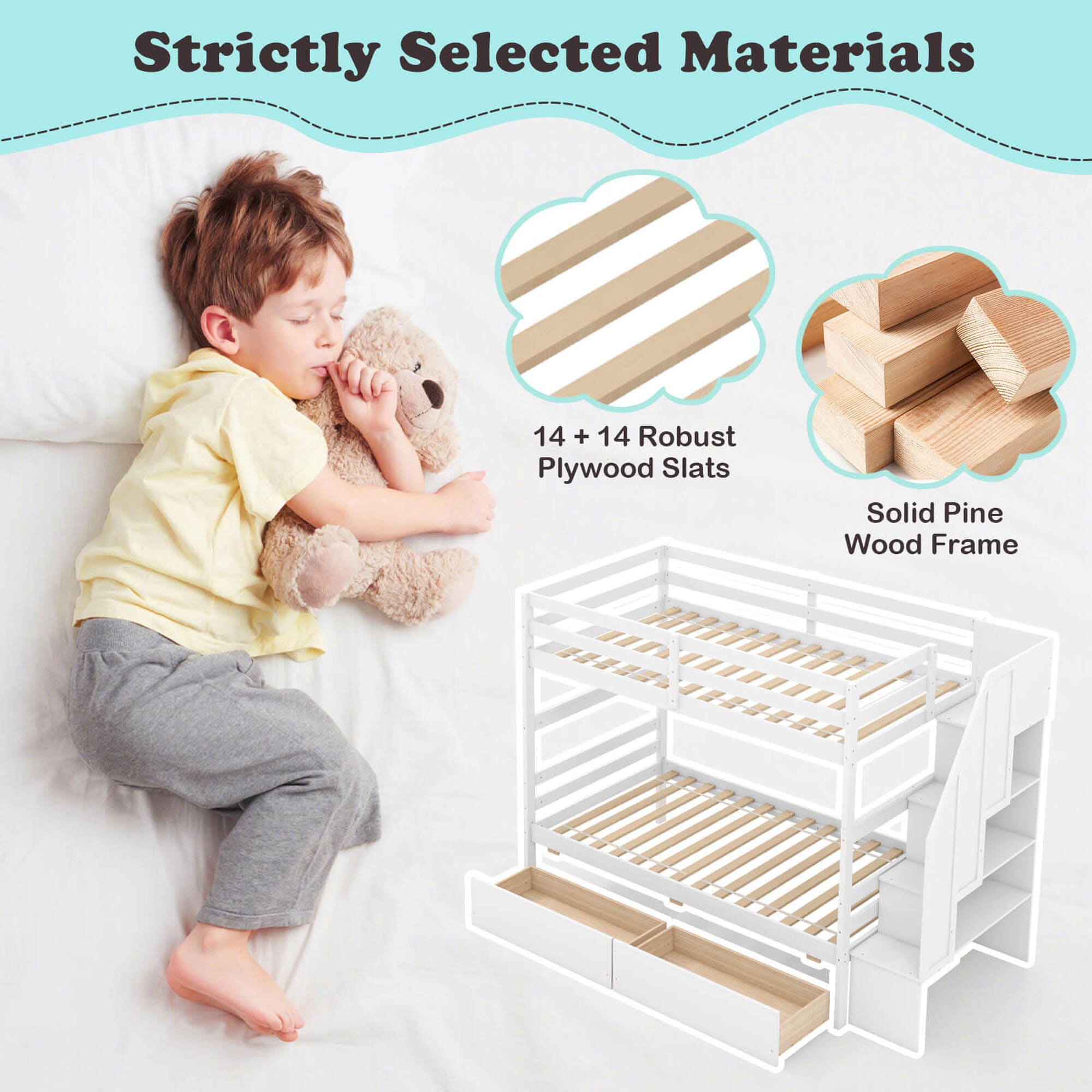 Costway HCST04546 Bunk-Beds - View #5