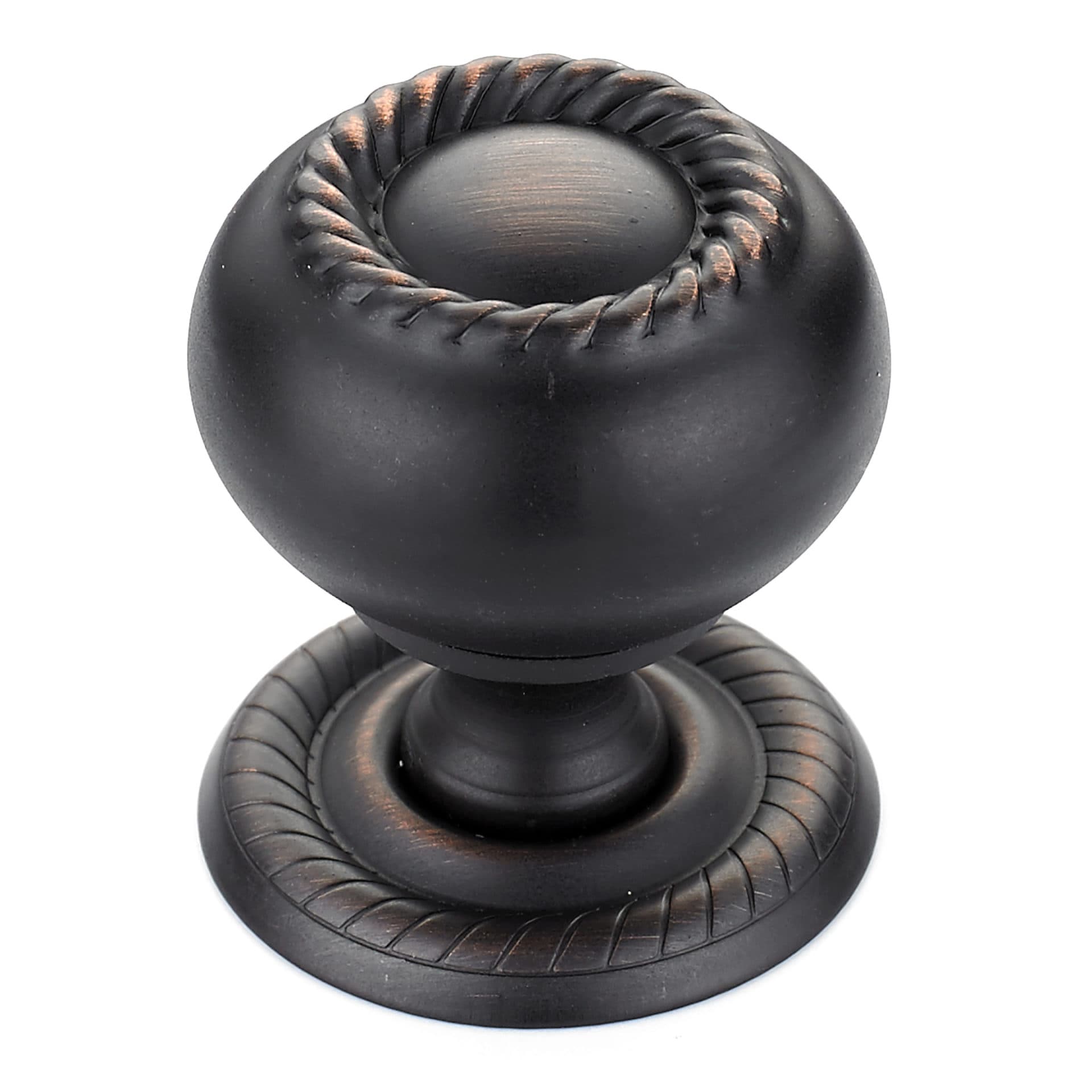 Richelieu BP86060BORB Huntingdon 1-1/4-in Brushed Oil-Rubbed Bronze Round Traditional Cabinet Knob