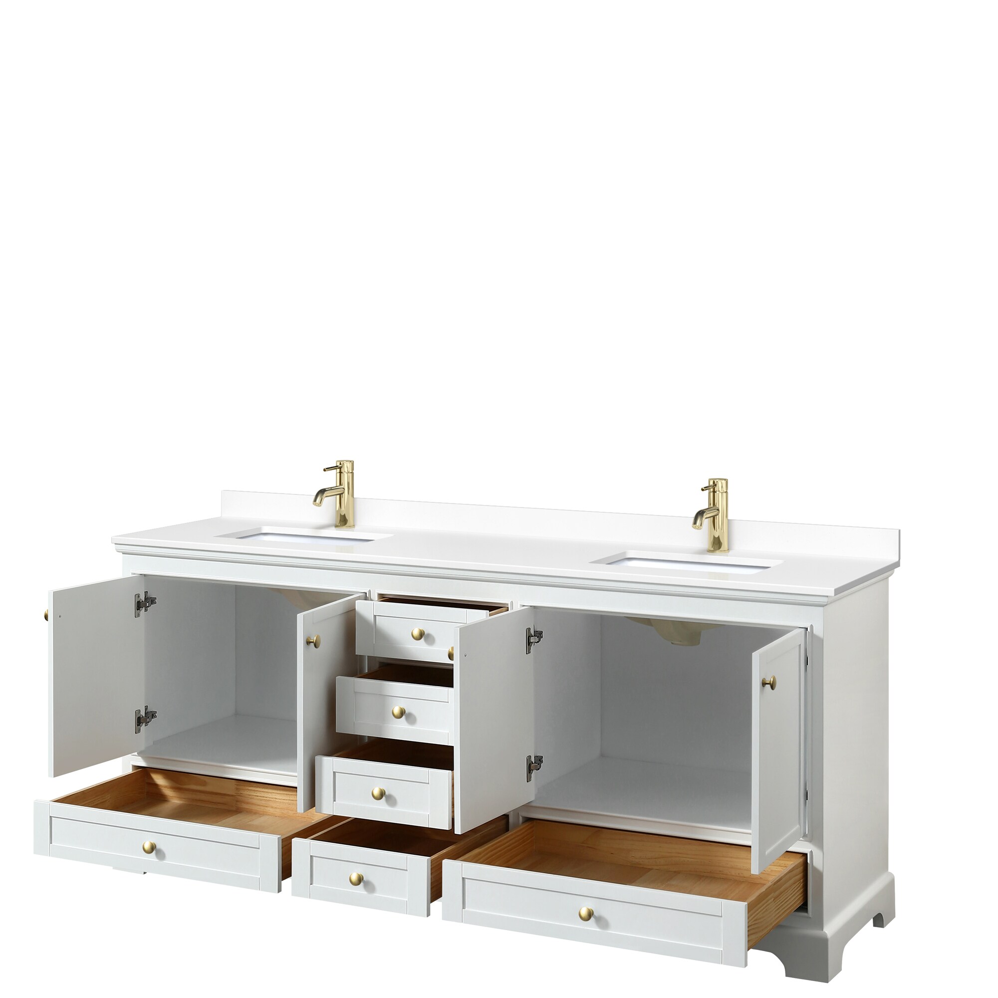 Wyndham Collection WCS202080DWGWCUNSMXX Bath-Vanity-Combo - View #2