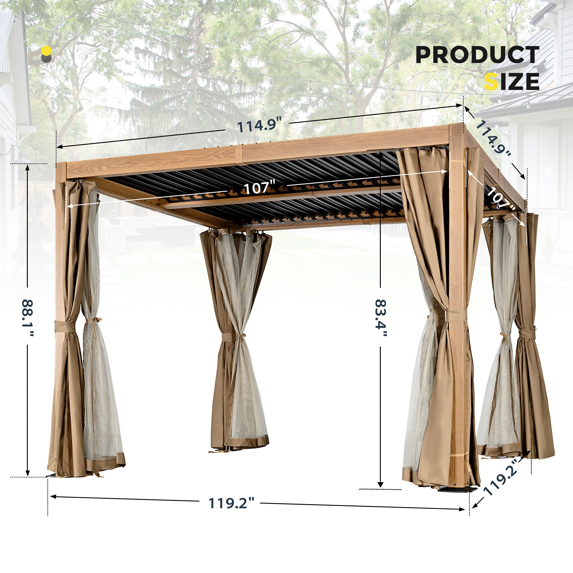  CP-ZPPLBY-YM1010-WL2 Pergolas-2 - View #2