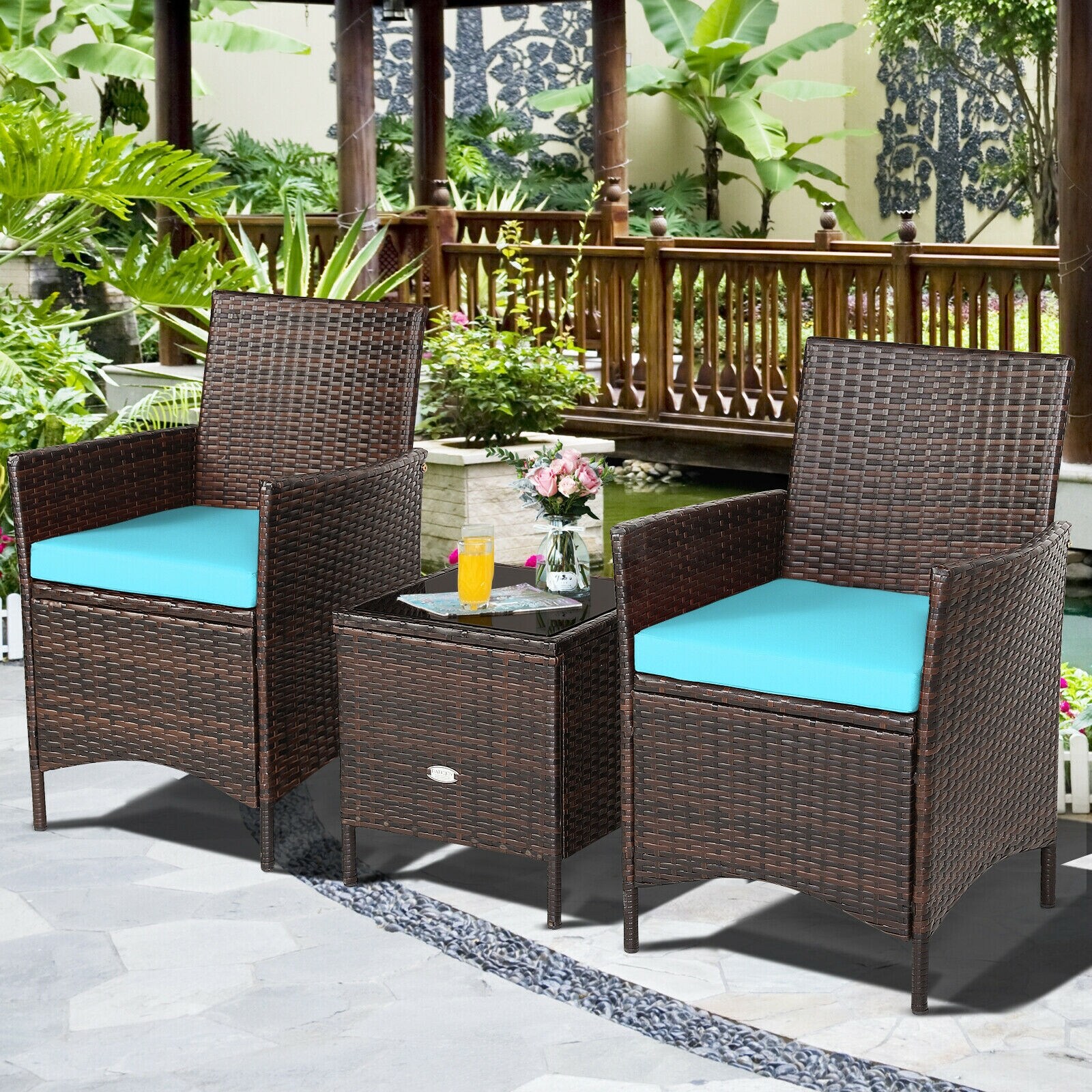 Forclover HBV-050LB Patio-Conversation-Sets - View #9