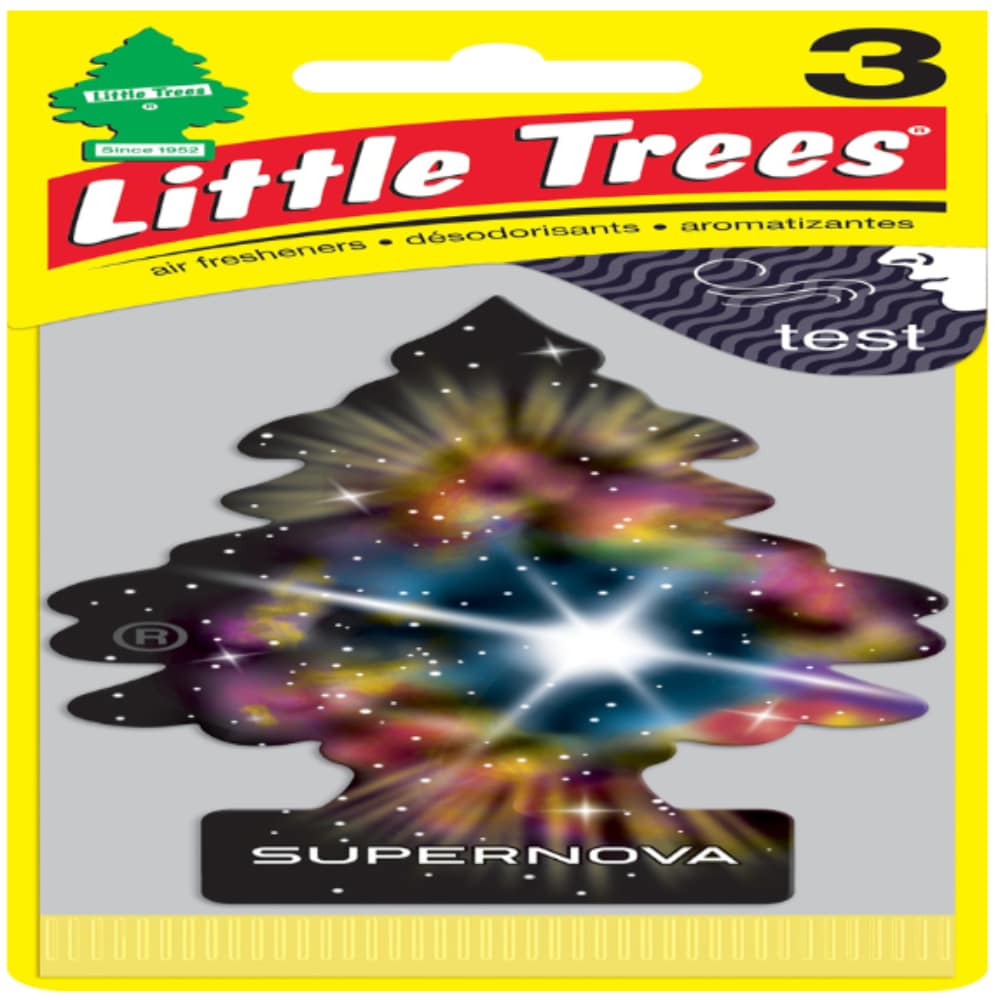 LITTLE TREES  Supernova Scent Car Air Freshener Solid 8 packs
