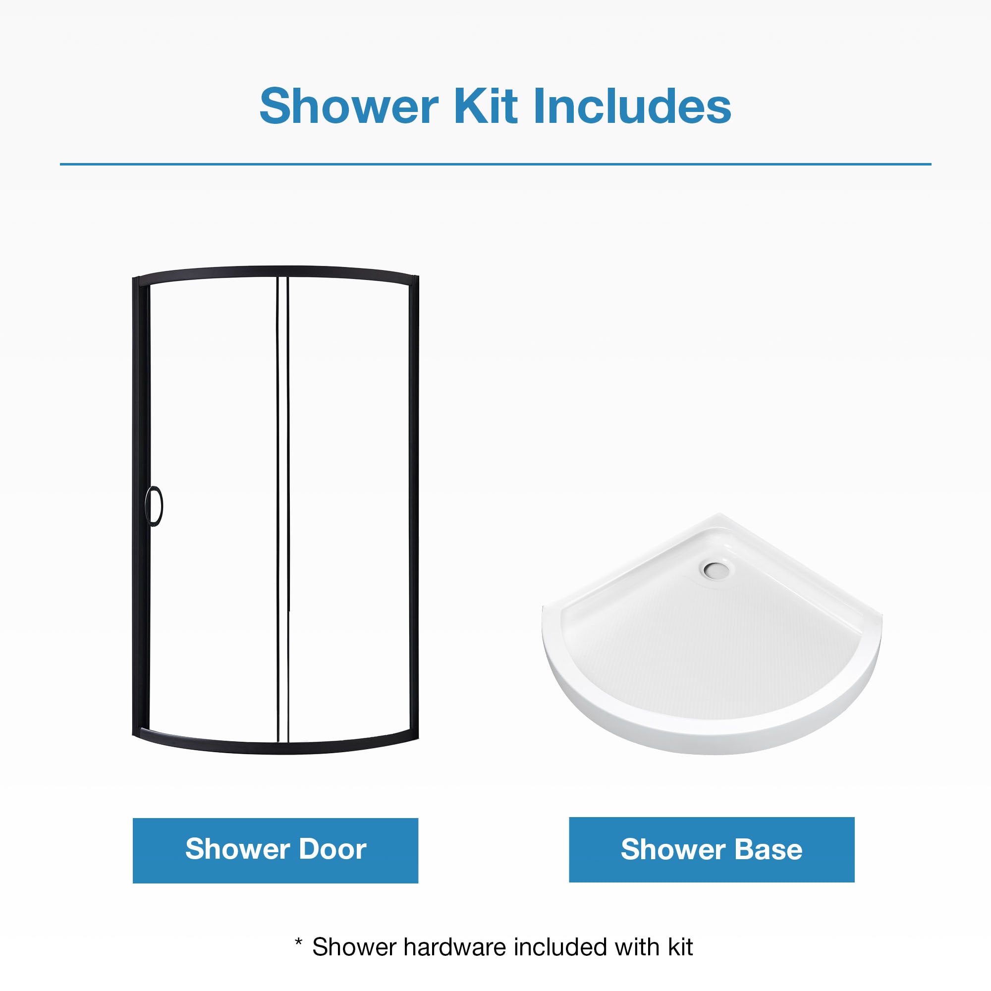 OVE Decors 15SKC-BREE32-BLK Alcove-Shower-Kit - View #3