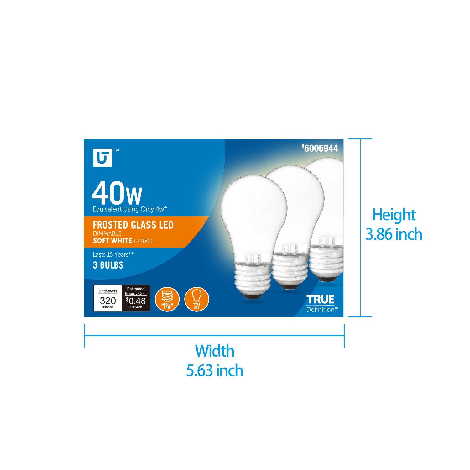 Utilitech 16A08-A15-F-4W-27 Led-Lights - View #4