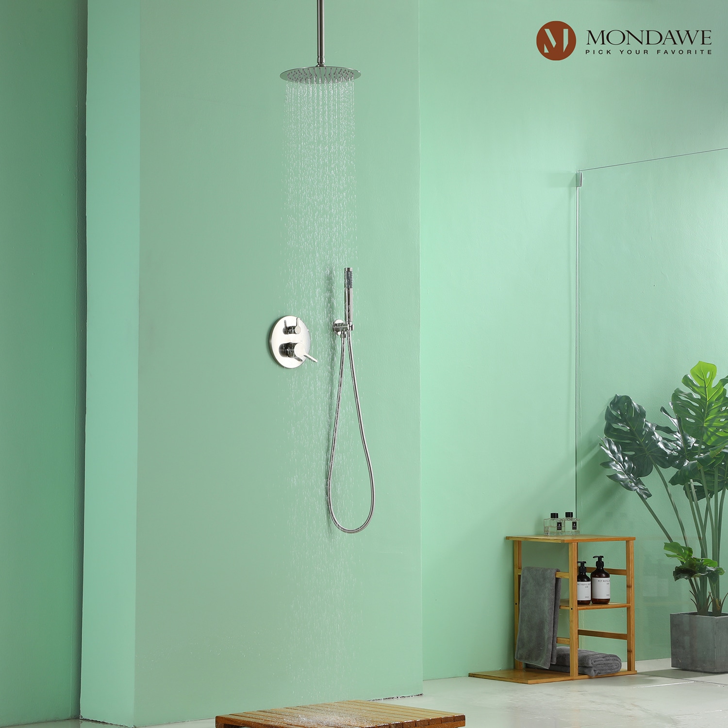 Mondawe MOSL030-10BN Showerhead-Bar-Panels - View #7