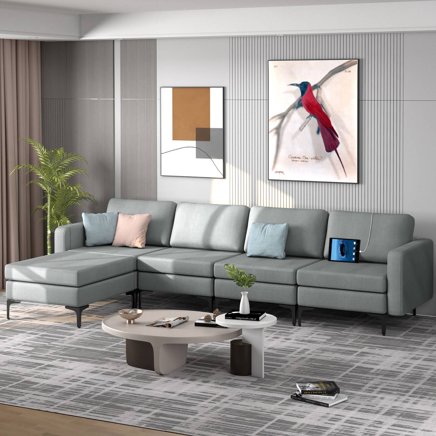 Costway CSHY004925 Sofas-Loveseats - View #3