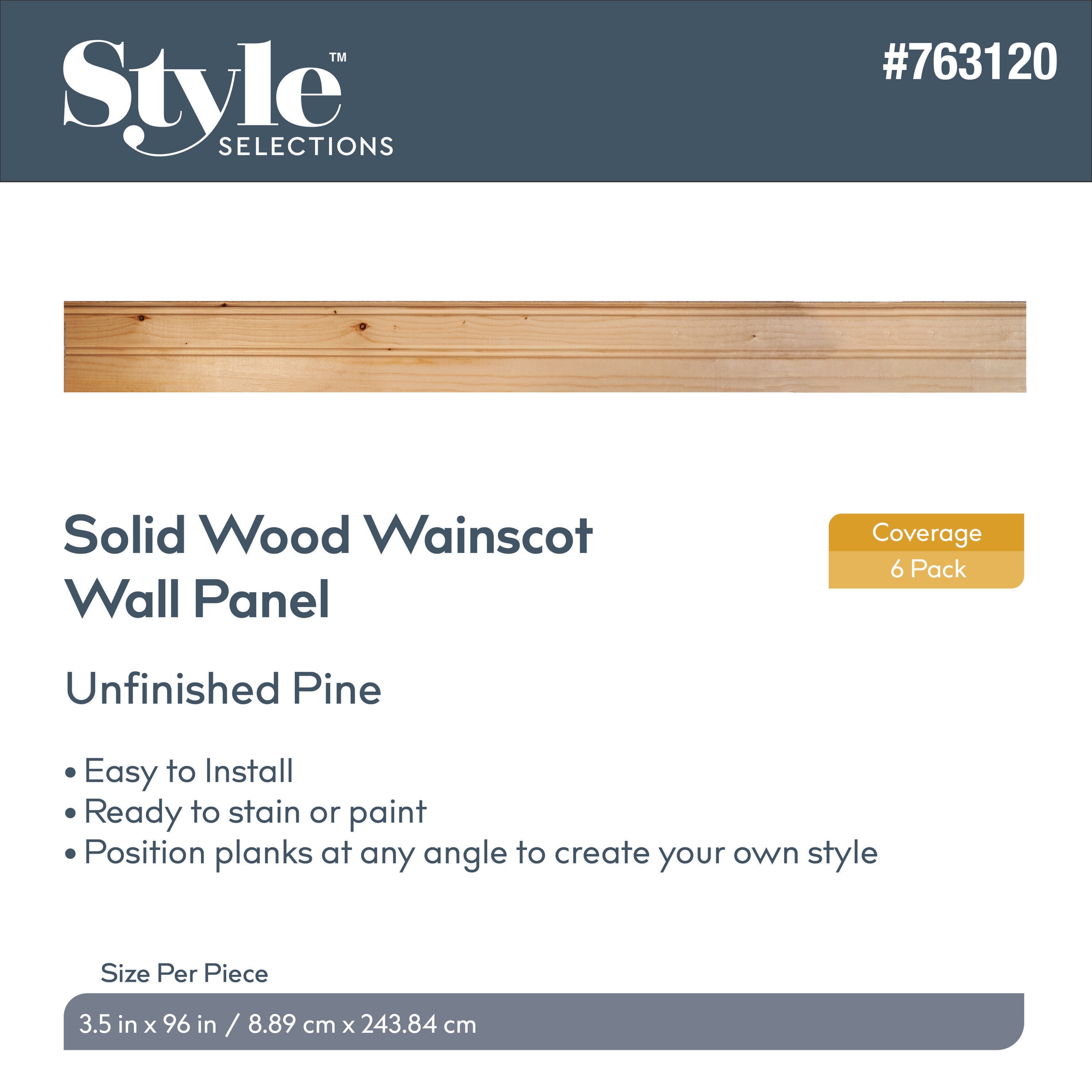 Style Selections 10098 Wall-Planks - View #2