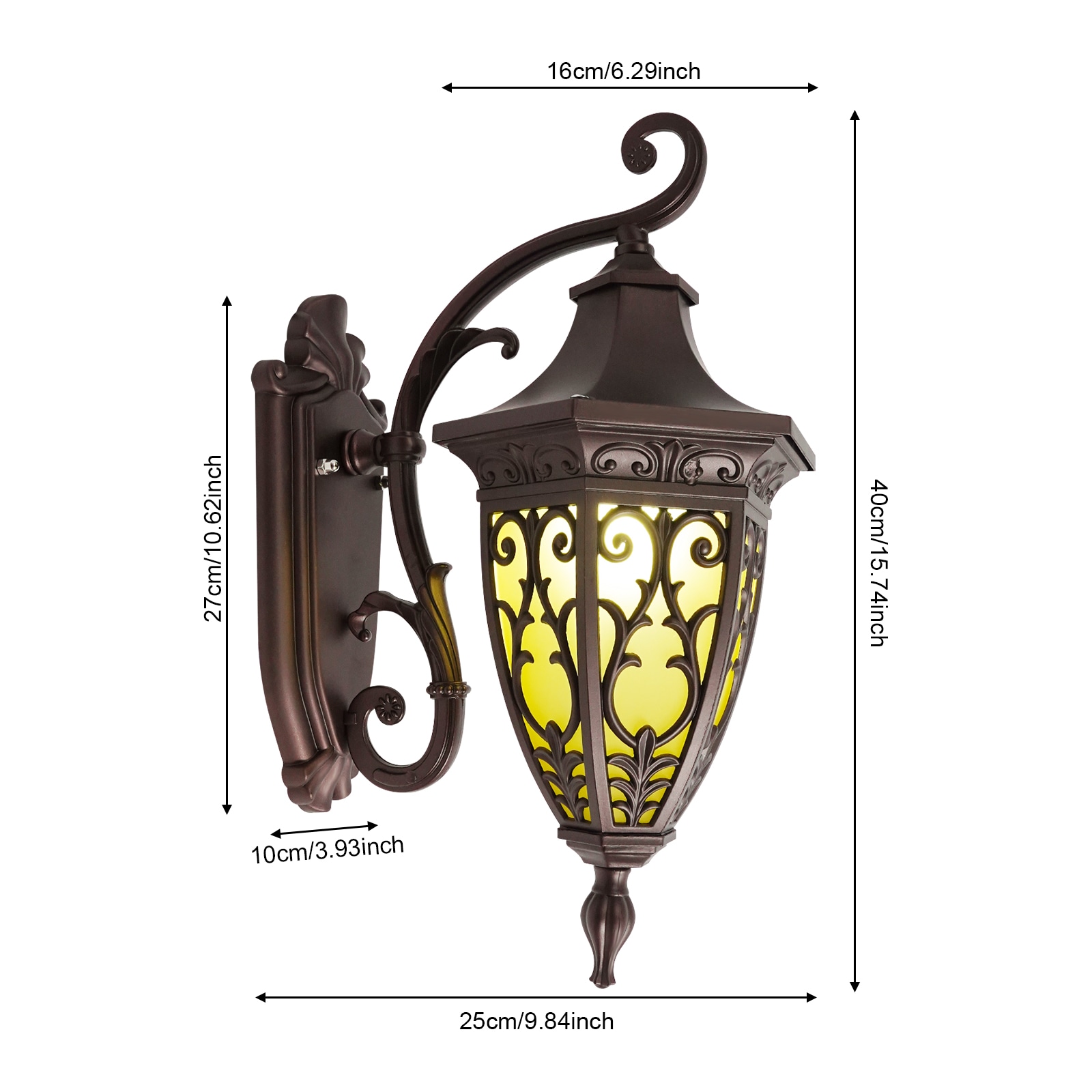 Oukaning KBUCQ17RUS-1 Outdoor-Wall-Lighting - View #4