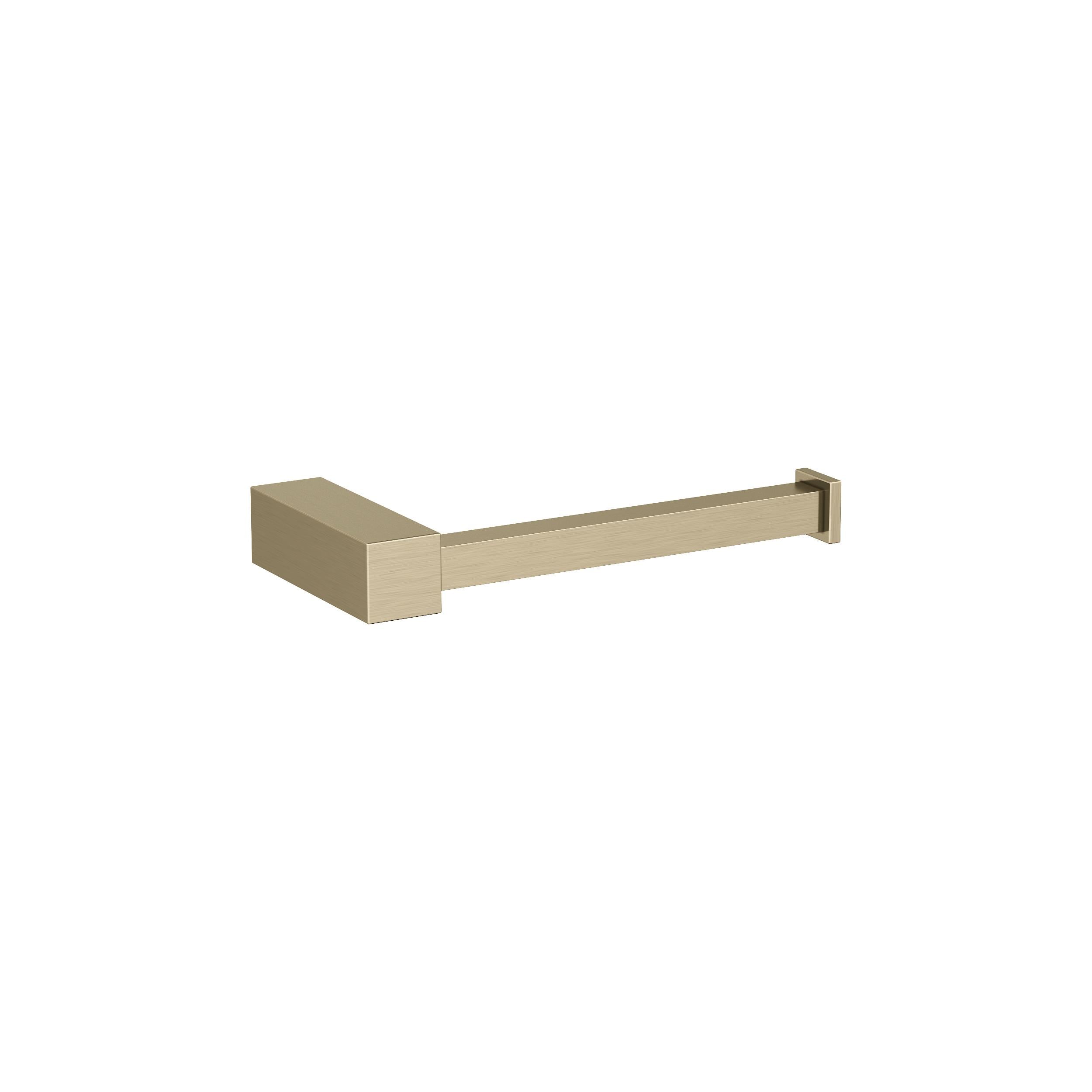Amerock BH36081BBZ Monument Golden Champagne Wall mount Single post Toilet Paper Holder 1 -Rolls with Storage