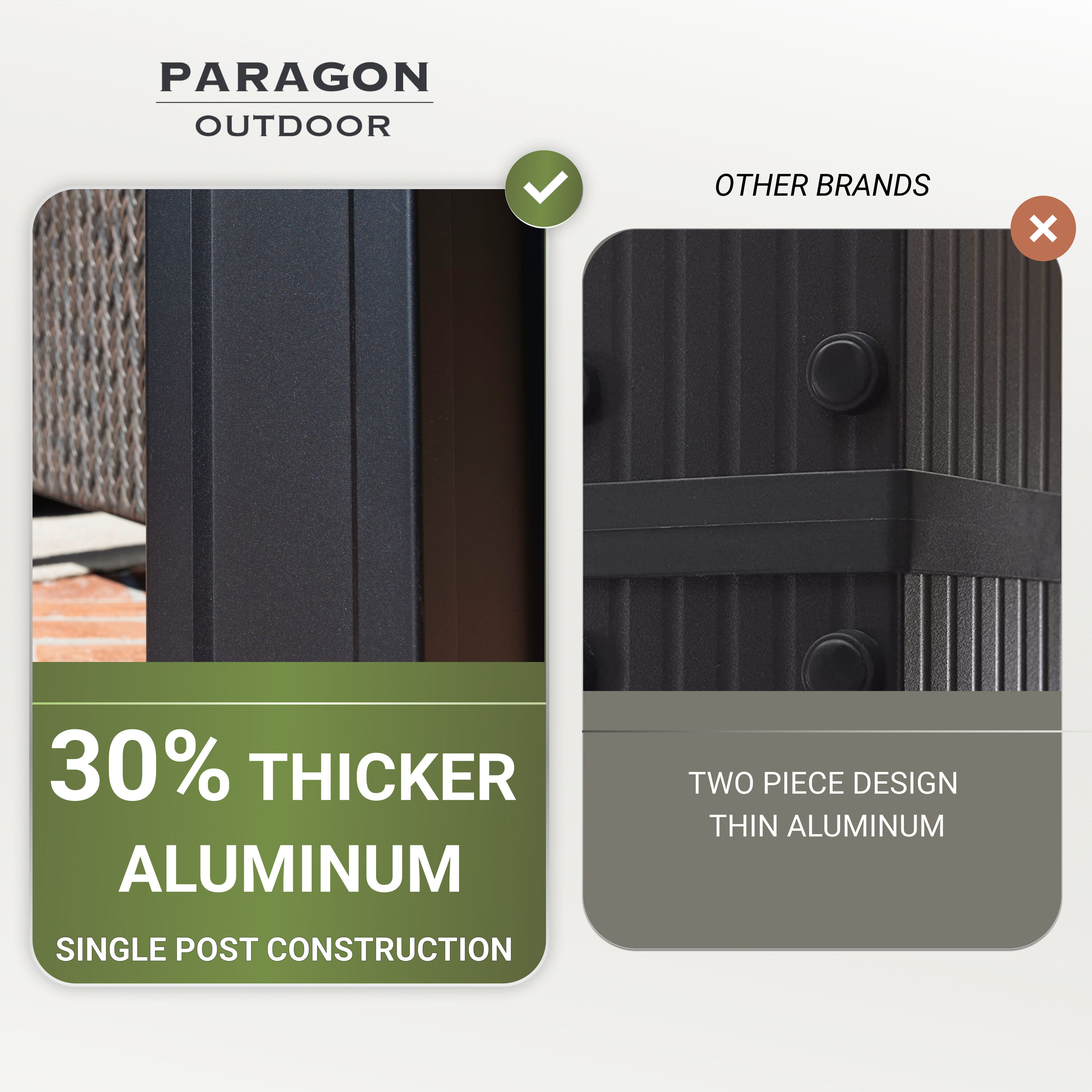 Paragon Outdoor GZH3-1220BKA Wood-Resin-Gazebos - View #5