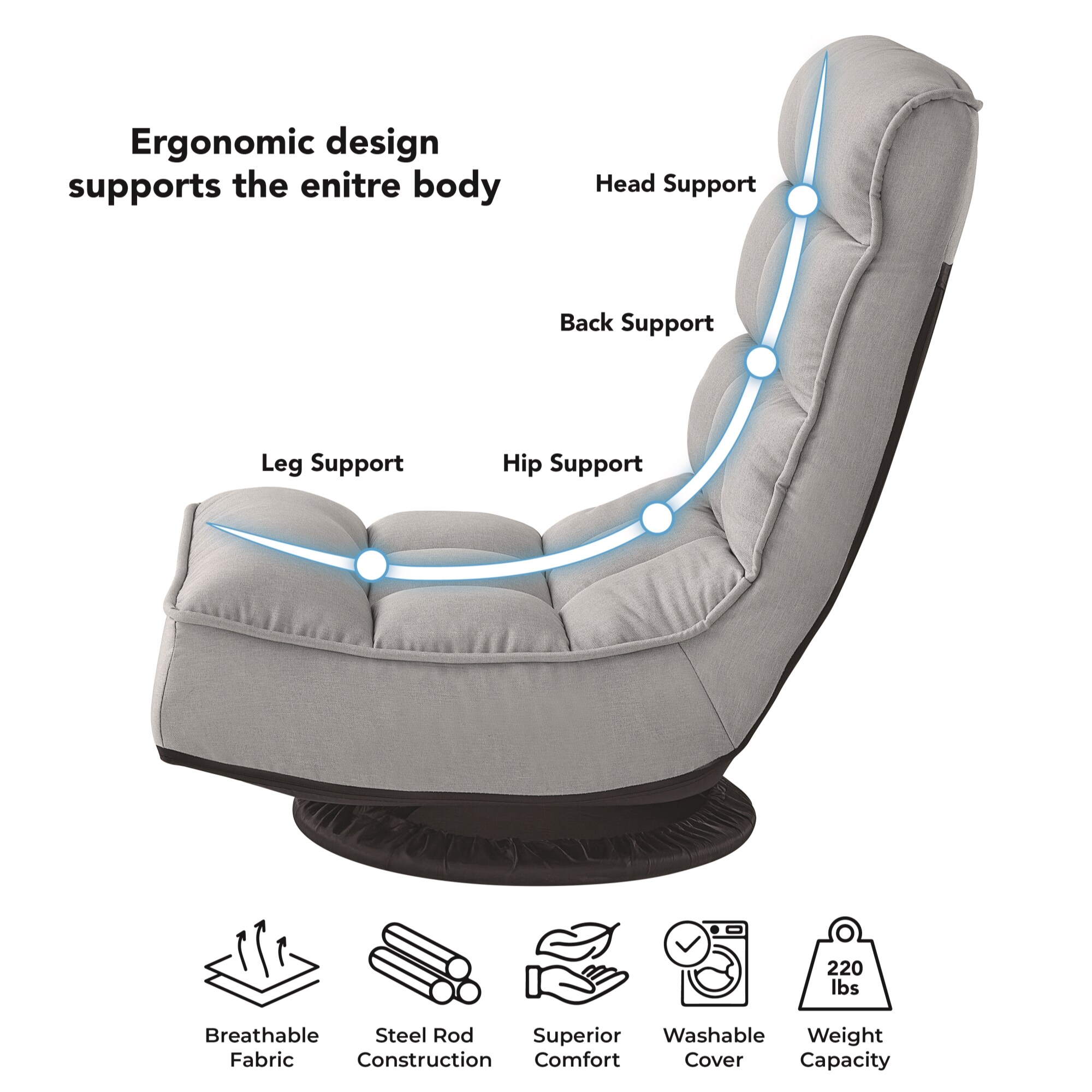 Loungie FC467-03GR-LS chairs - View #5