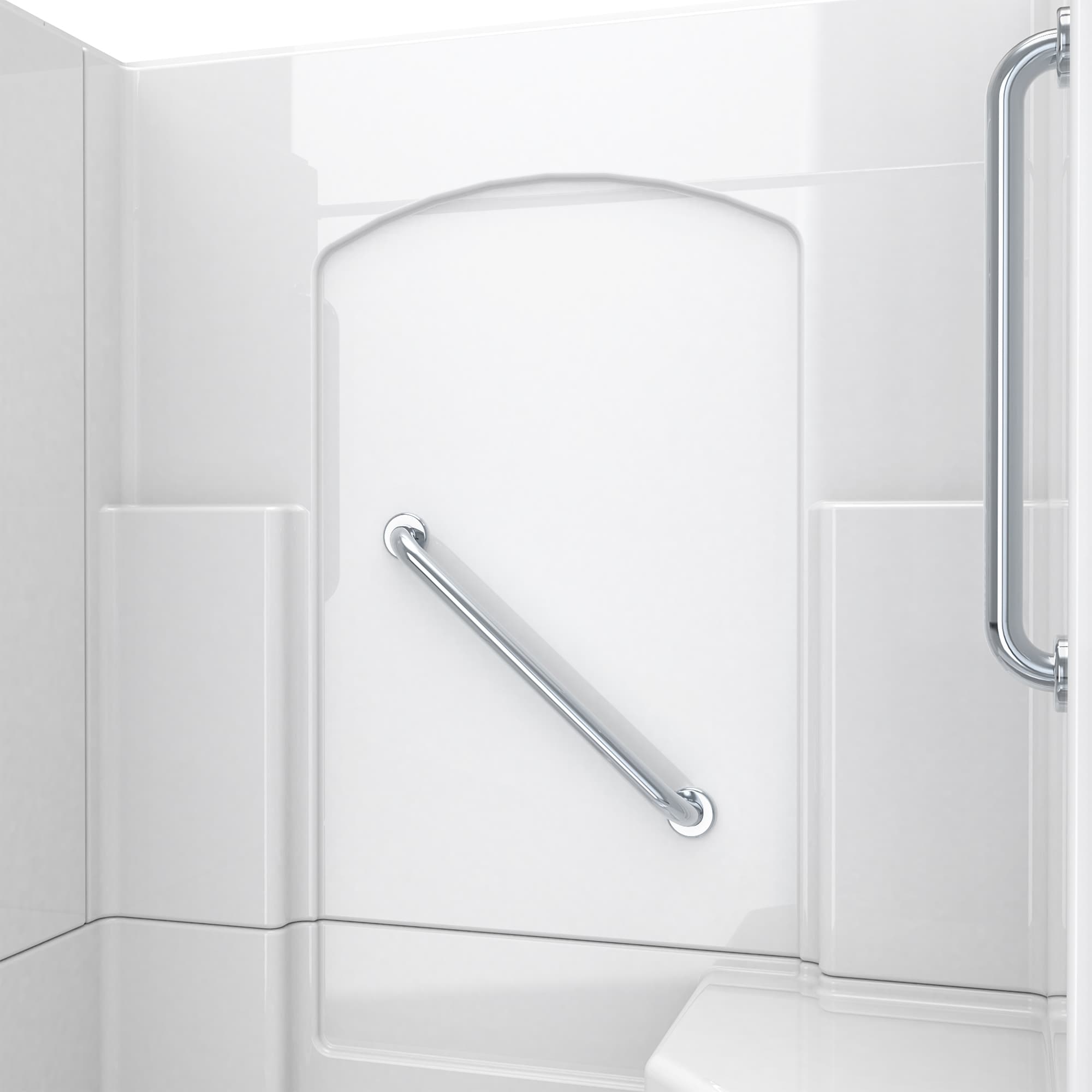 Laurel Mountain L3260SH1S4PRWC2 Alcove-Shower-Kit - View #5