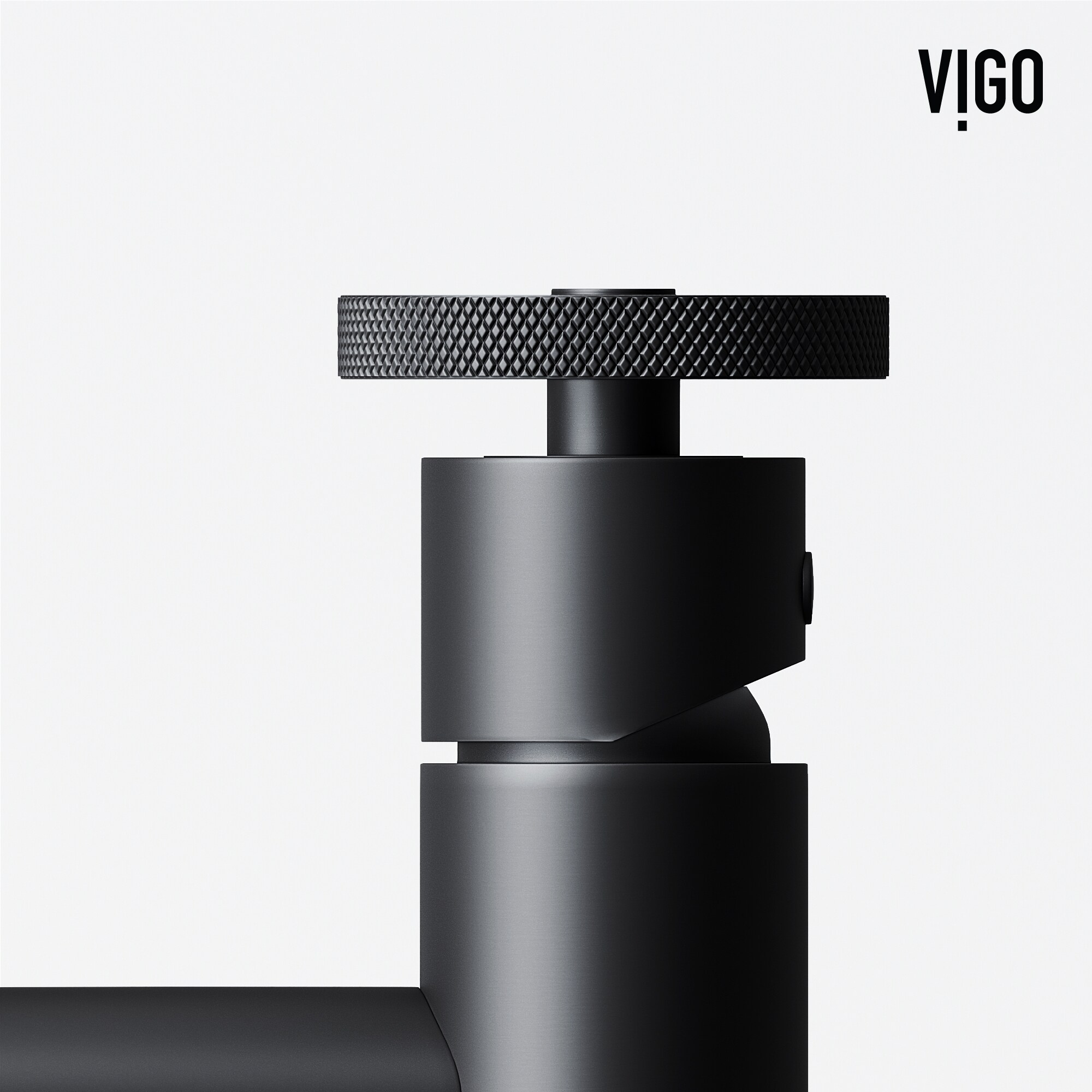Matte Black Brass Single Handle Bathroom Faucet