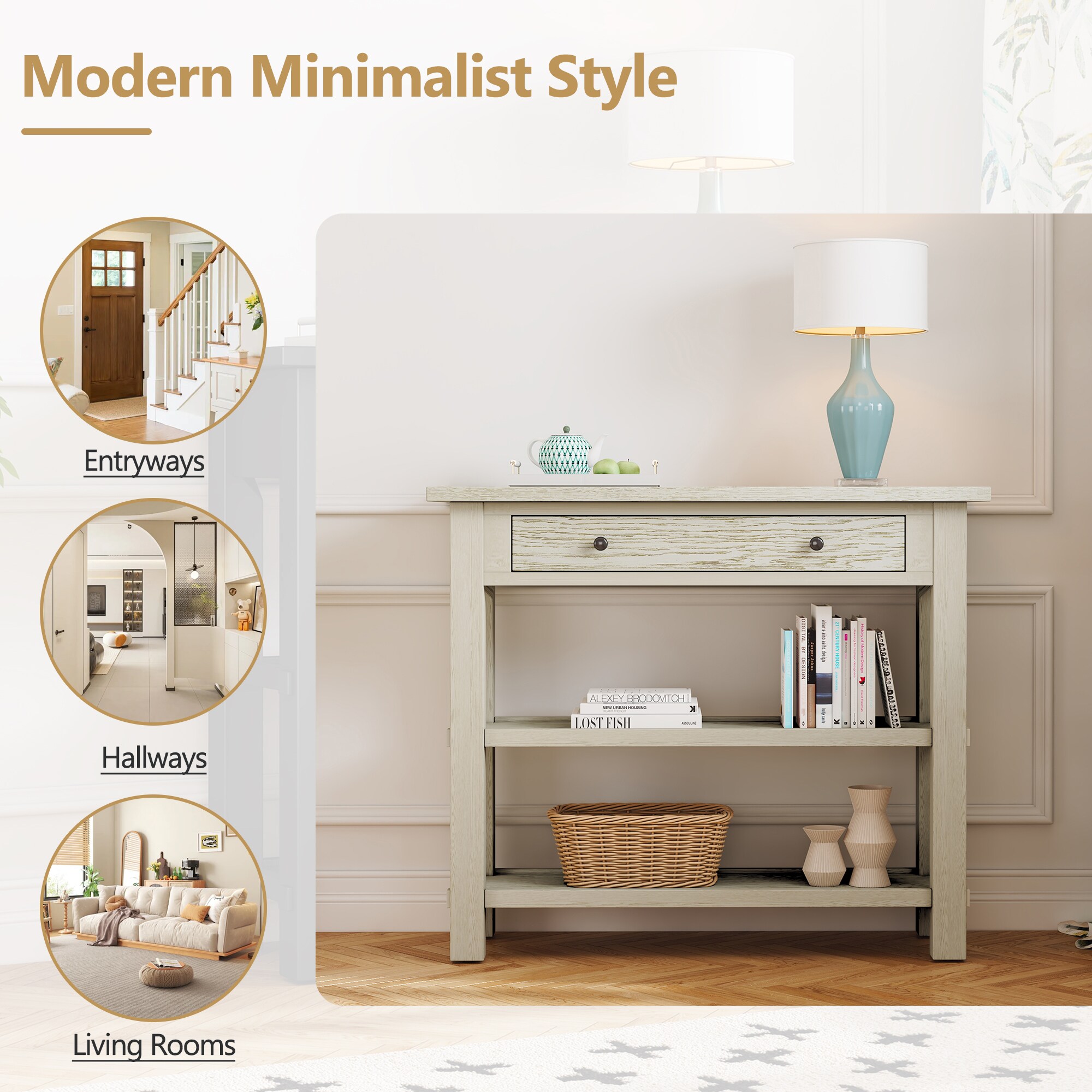 ModernLuxe N715P195561E Console-Sofa-Tables - View #4
