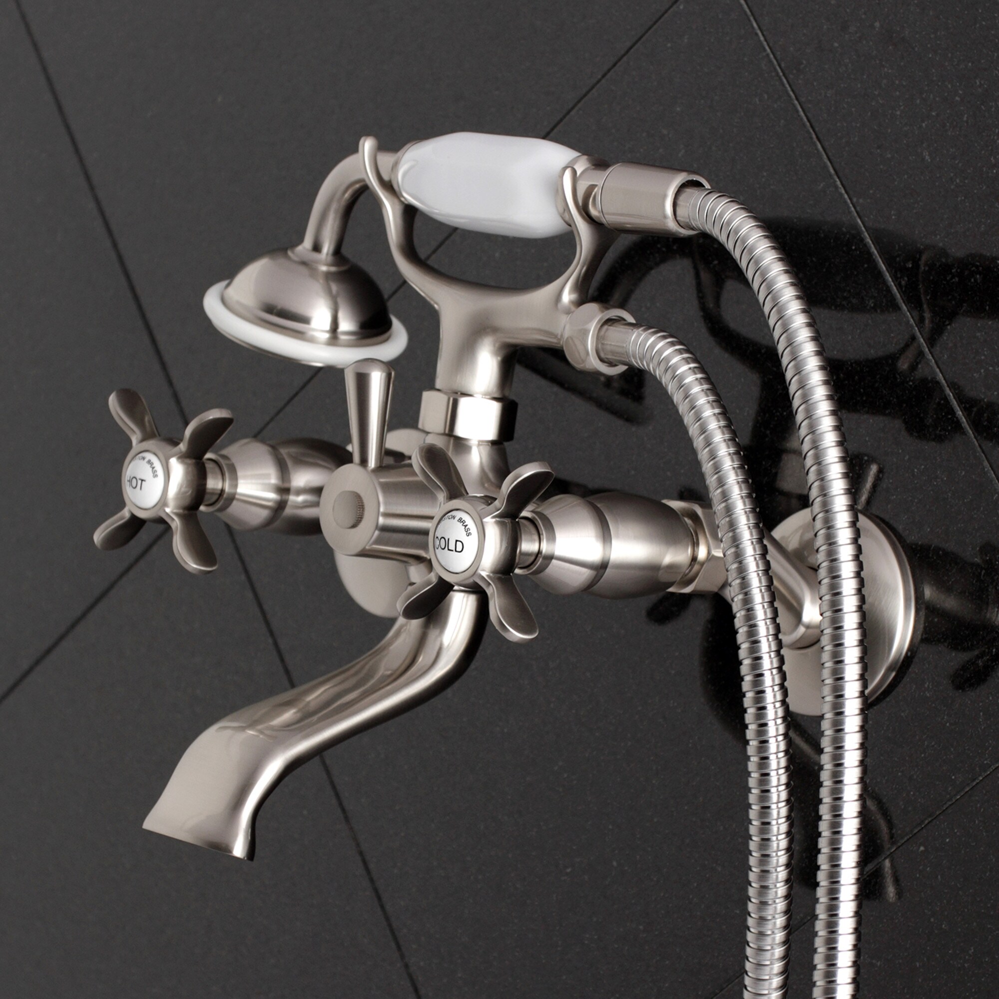 Kingston Brass WLKS285SN Roman-Tub-Faucets - View #7