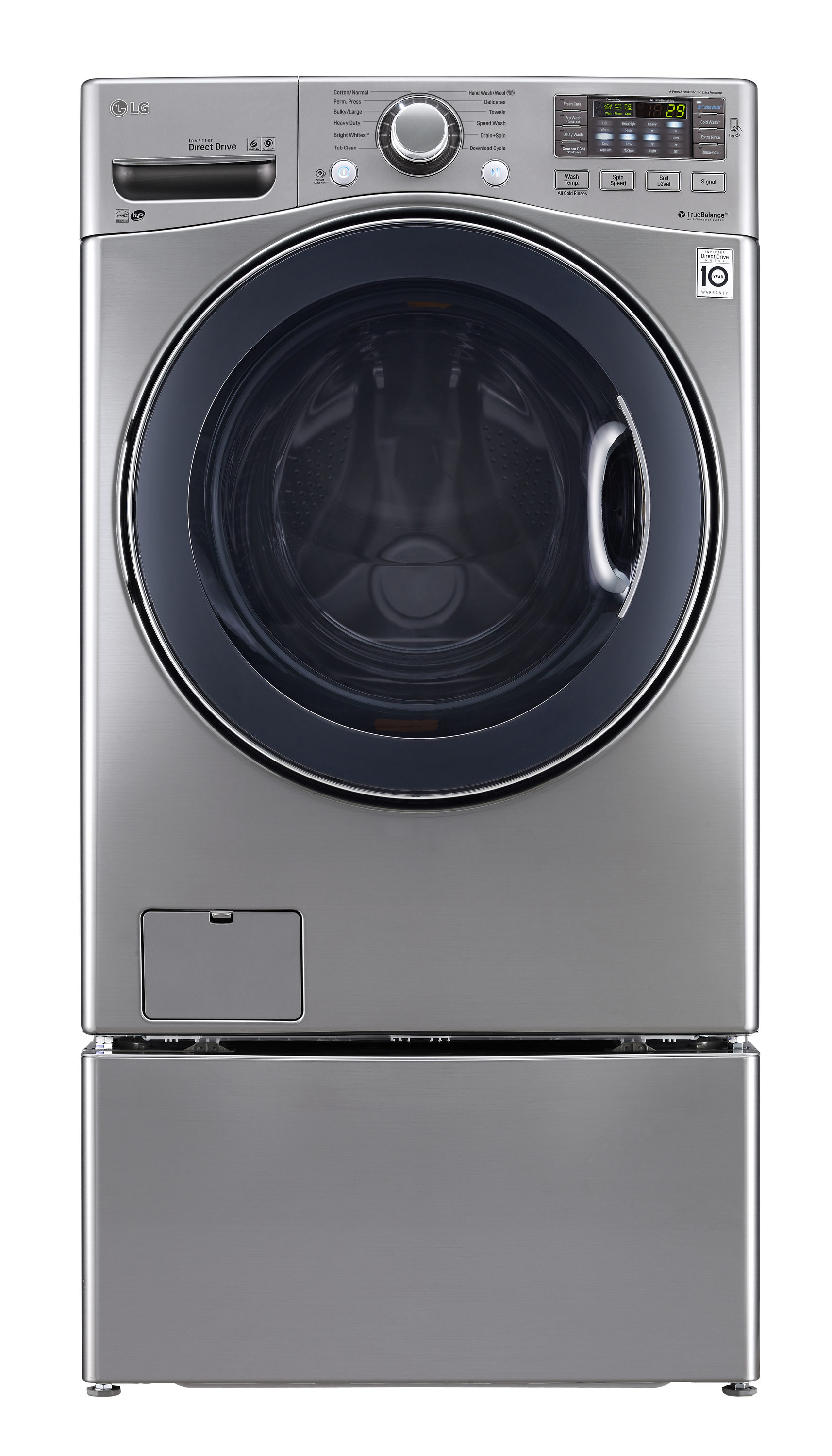 LG WM3575CV review: Not so fast: This speedy LG washer struggles