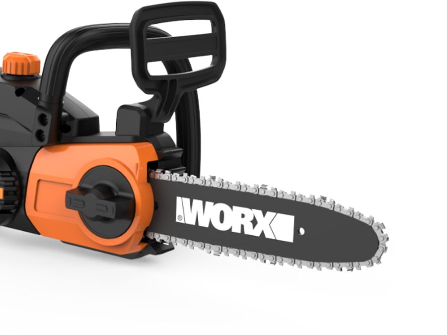 Worx 20V 10 Auto Tension Electric Cordless Pole Chainsaw with Battery &  Charger