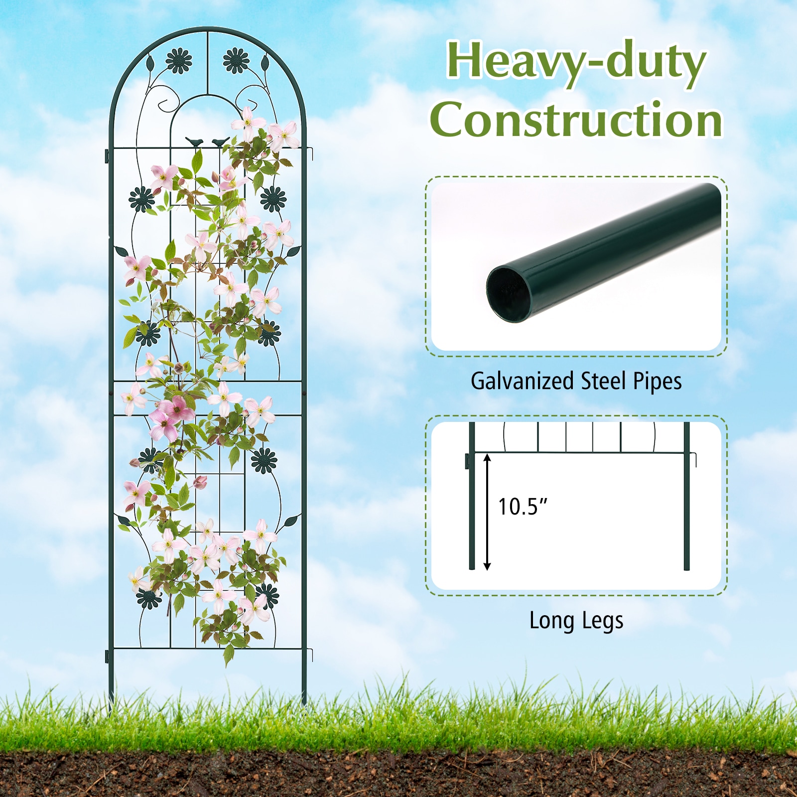  YSGT416643GN Garden-Trellis - View #4