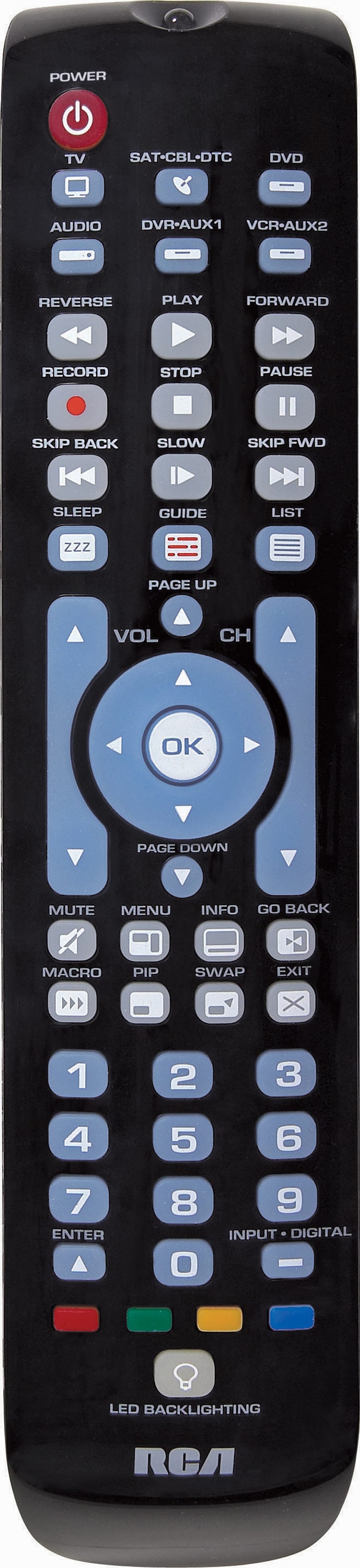 RCA RCRN06GR 6 -Device Universal Remote Control