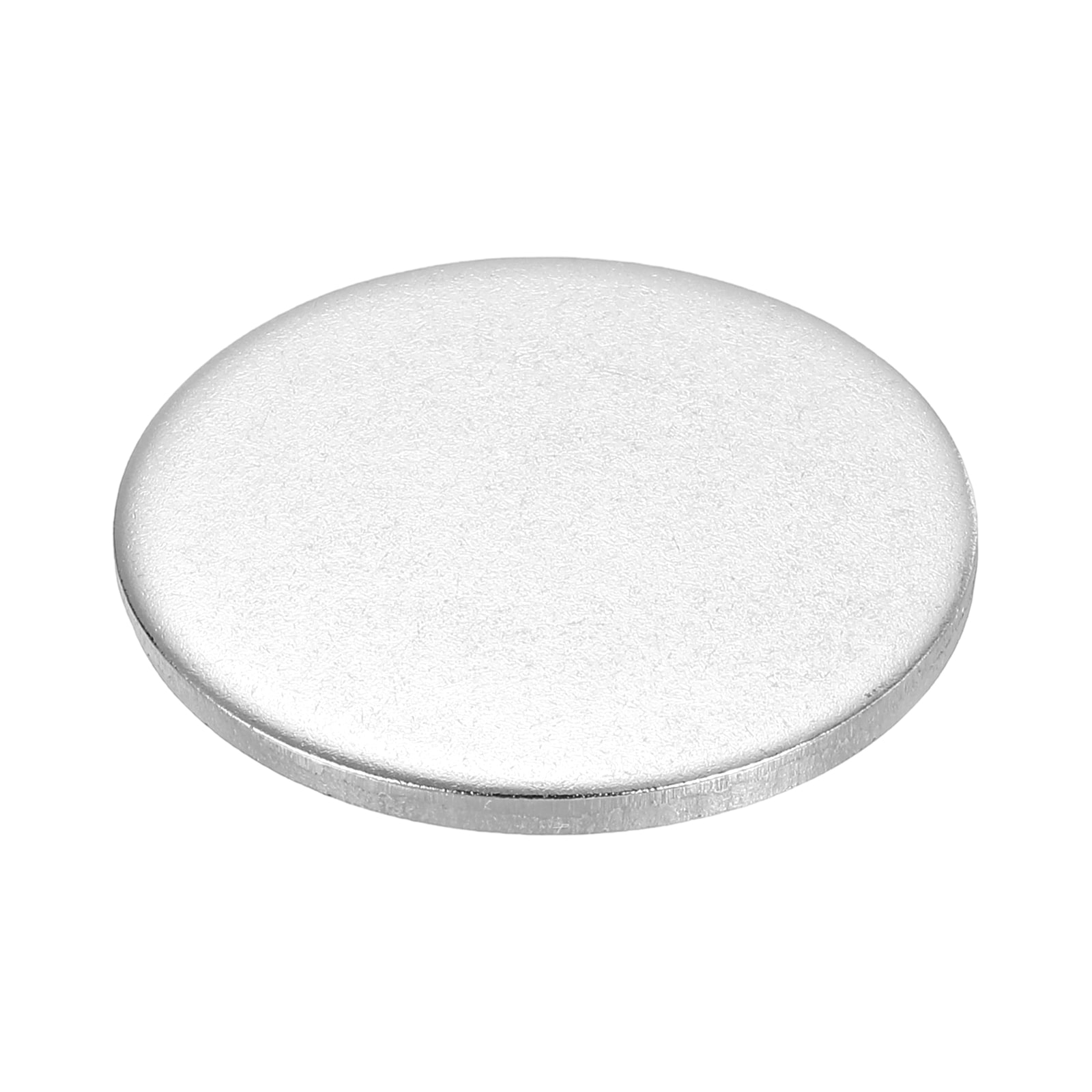 Unique Bargains Stainless Steel Disc 2-3/4in(70mm) Dia x 0.1in(2.5mm) Thick Round Metal Stamping Blanks Tags Metal Round Circle Flat-Plate Sheet for Engraving Stamping Name Tag Crafts 2pcs