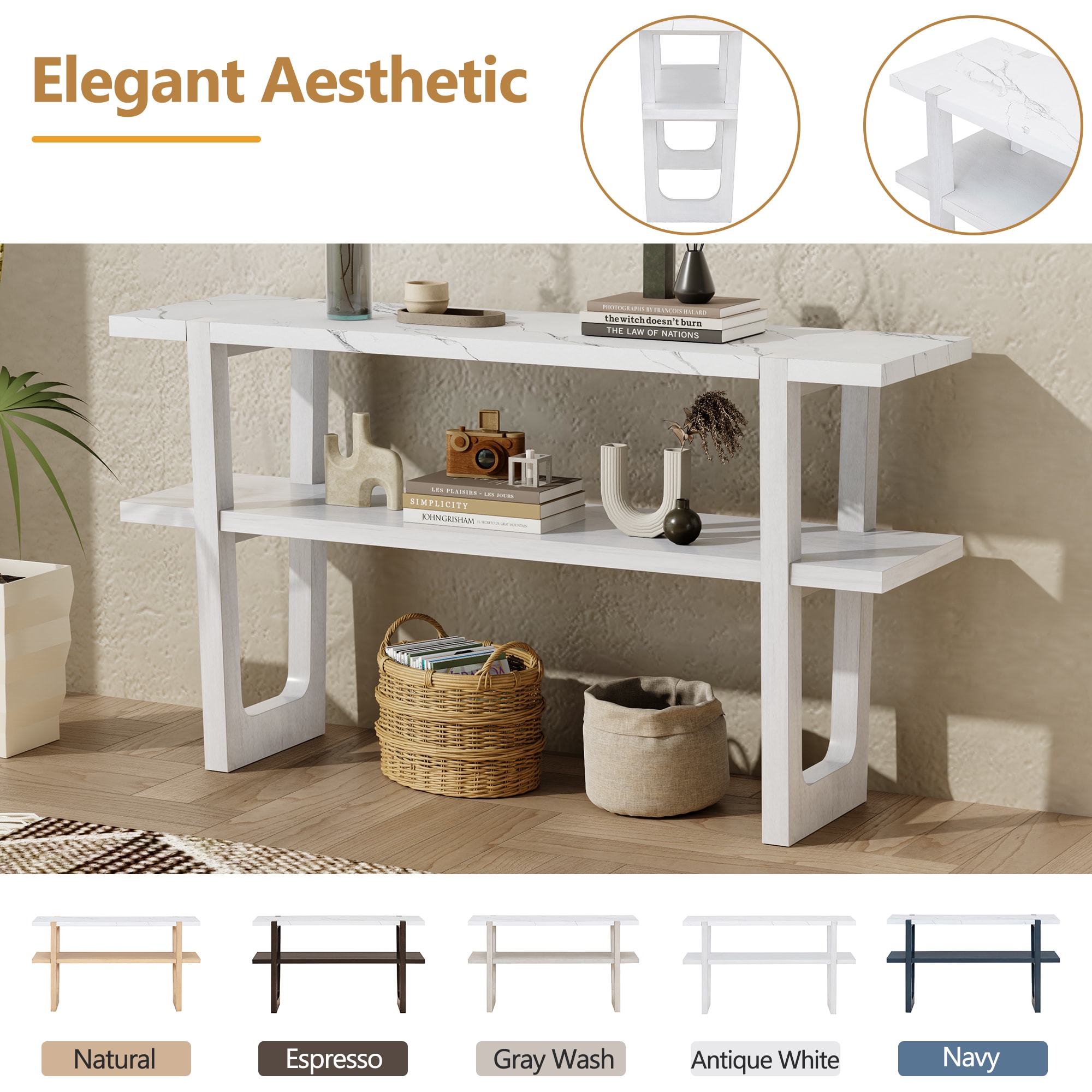 ModernLuxe N715P196906K Console-Sofa-Tables - View #4