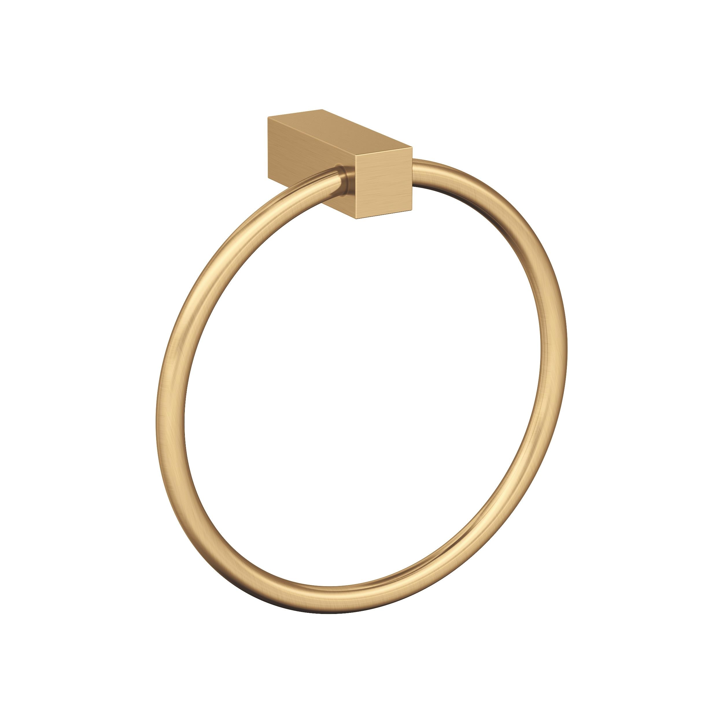 Amerock BH36082CZ Monument Champagne Bronze Wall mount Single Towel Ring