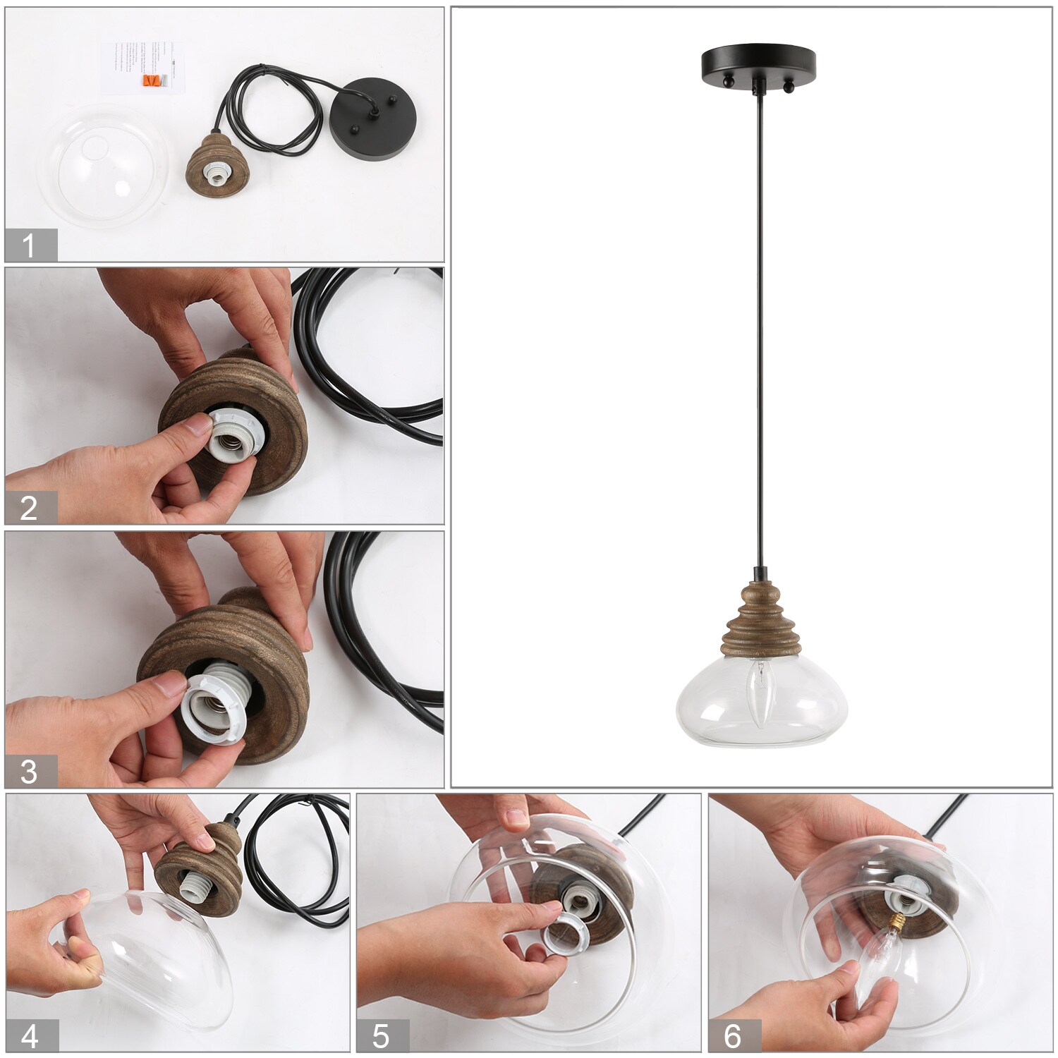 LNC YJYYAMLWS3544I6 Pendant-Lights - View #10