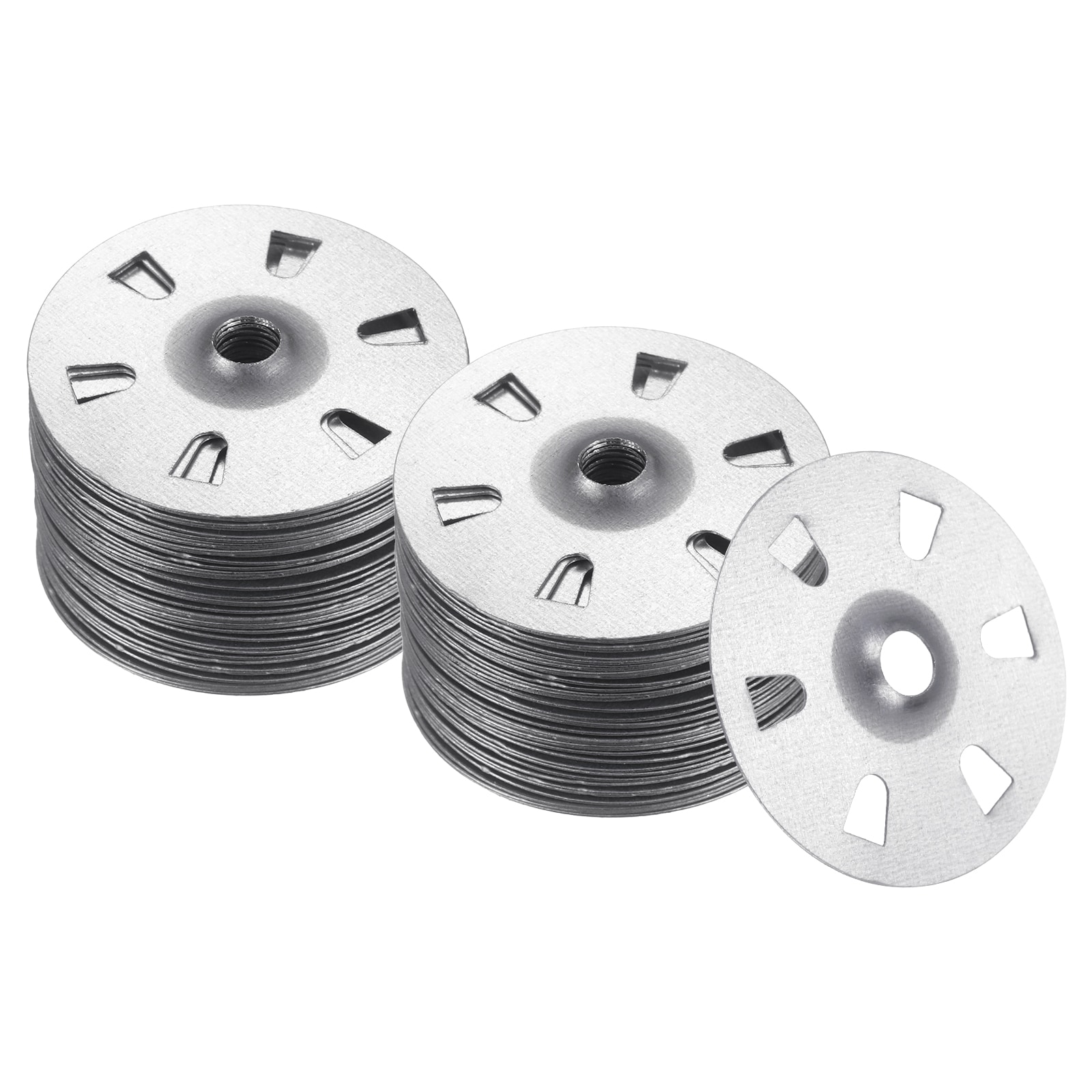 Harfington 200pcs Foam Board Fasteners Washers 1-3/8 Inch Galvanized Steel Wall Washer for Fixing Fastening Installation Foam Board Panels