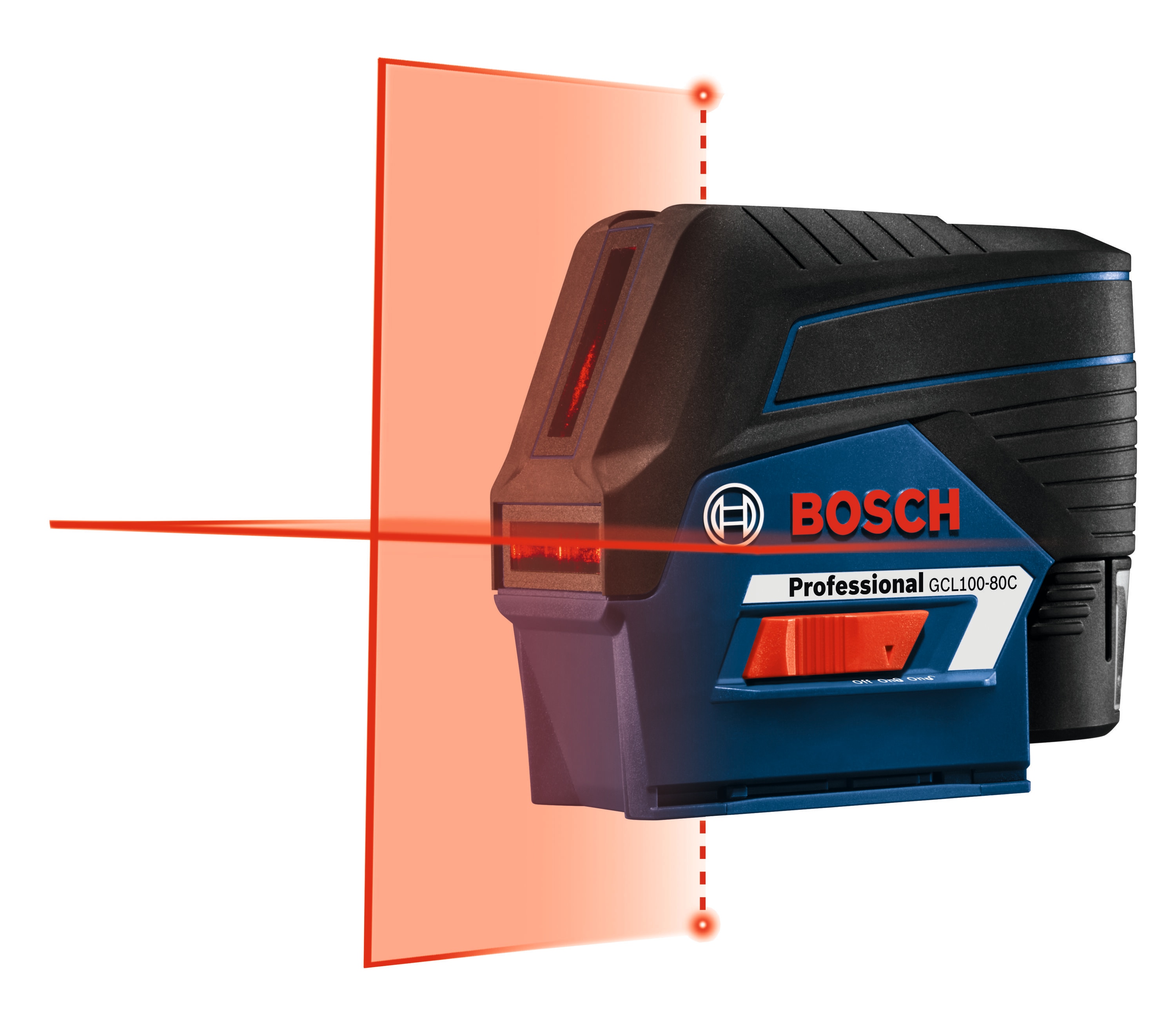 Bosch 100-ft Red Self-Leveling Cross-line Laser Level VisiMax GCL100-80C Sansujyuku sansujyuku.com