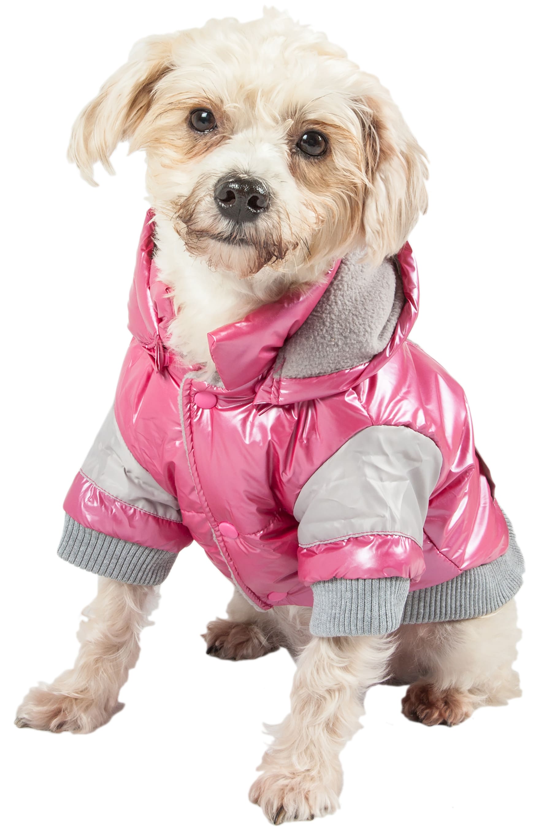 Pet Life Sporty Vintage Aspen Pet Ski Jacket - Pink - Medium - Dog/Cat ...