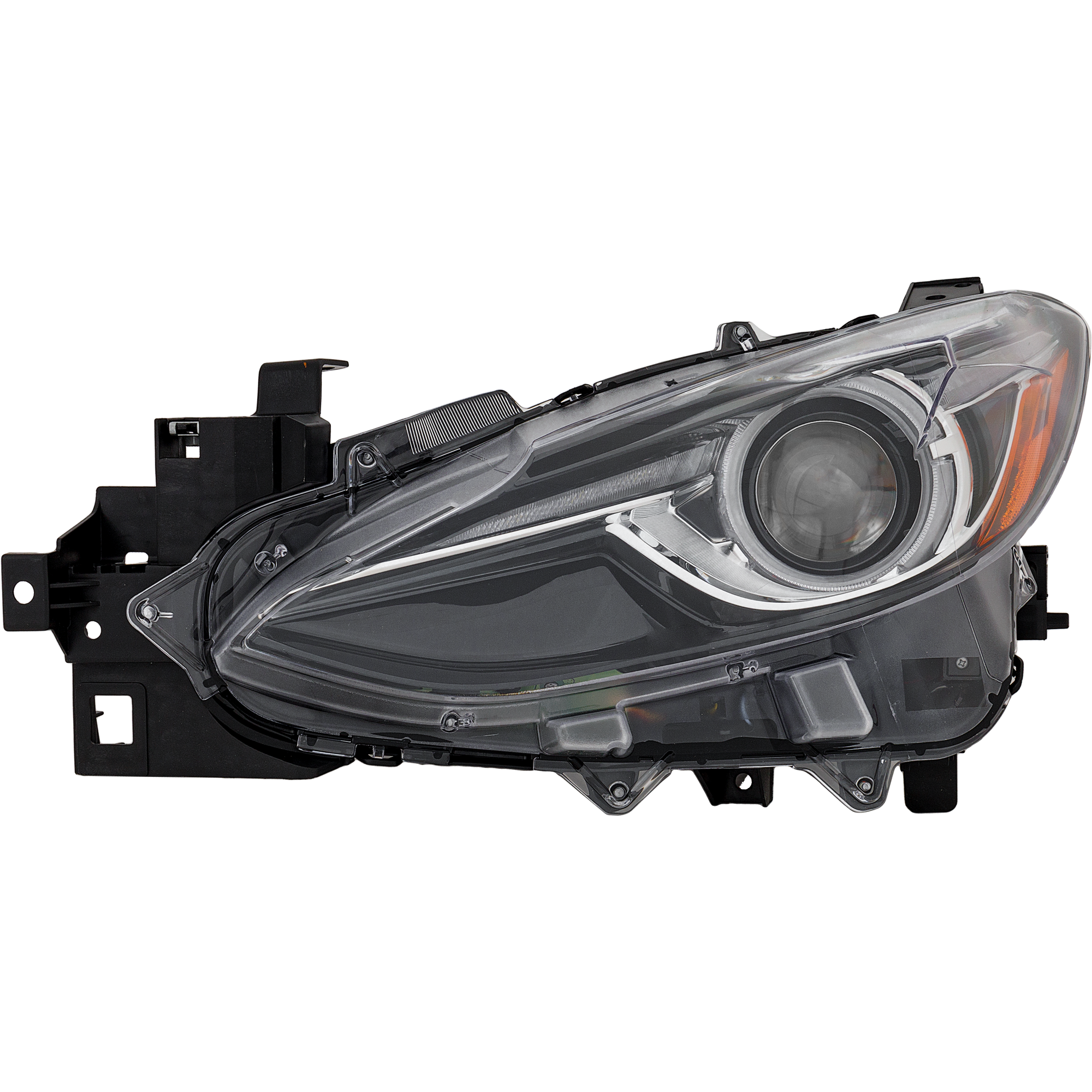 Garage-Pro JCWREPMZ100108GP Headlight Compatible with 2014-2018 Mazda 3- 2014-2018 Mazda 3 Sport- Driver Side Headlight- W/o Bulb- Hid/xenon- Hatchback/sedan Without Auto-leveling