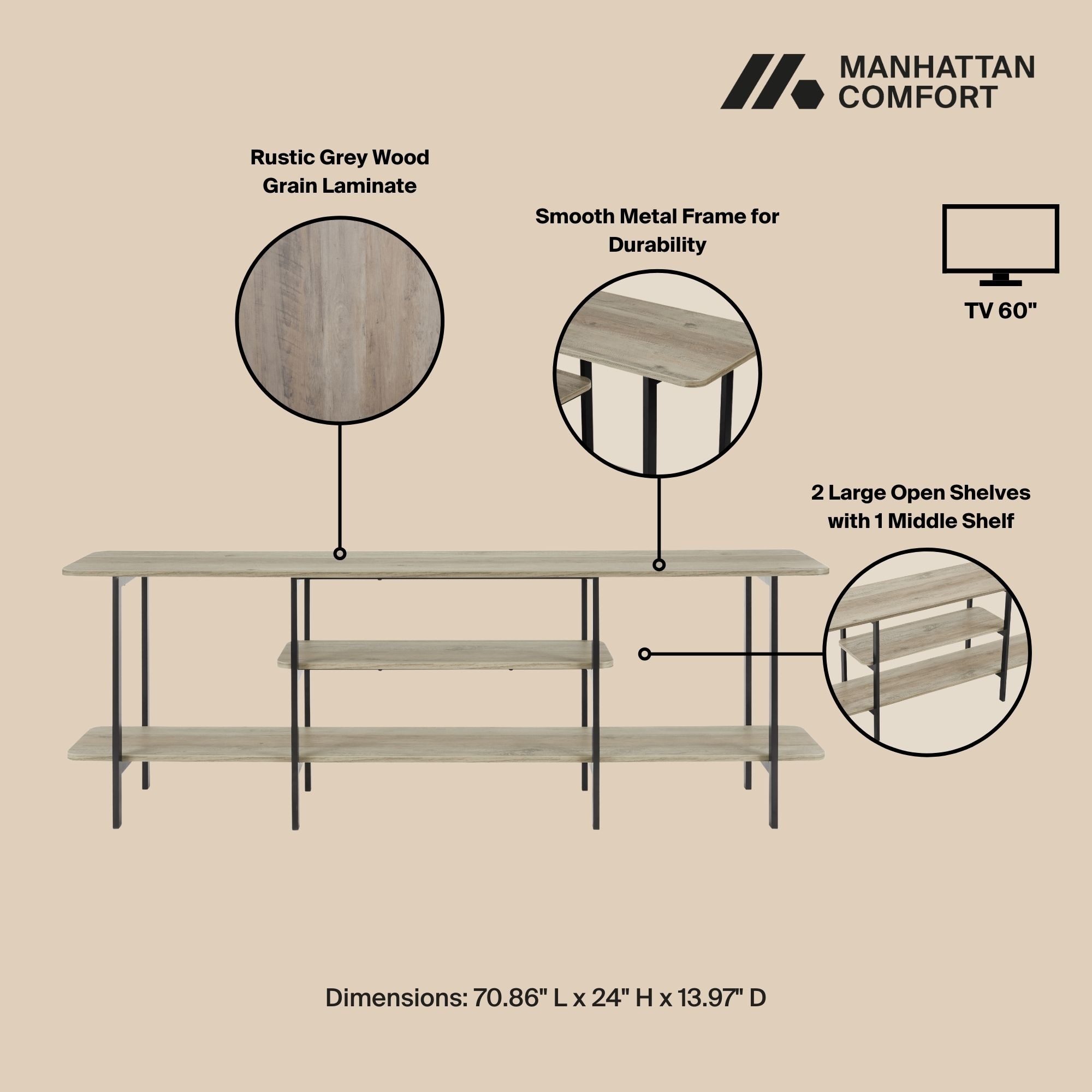 Tinyhomie LW-JA-397671B365P Console-Sofa-Tables - View #6