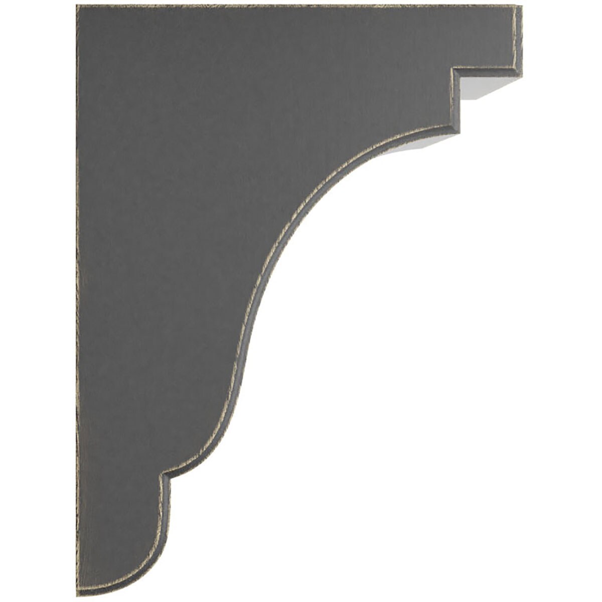 Ekena Millwork BKTWD05X07X10BEBL Exterior-Brackets-Braces - View #3