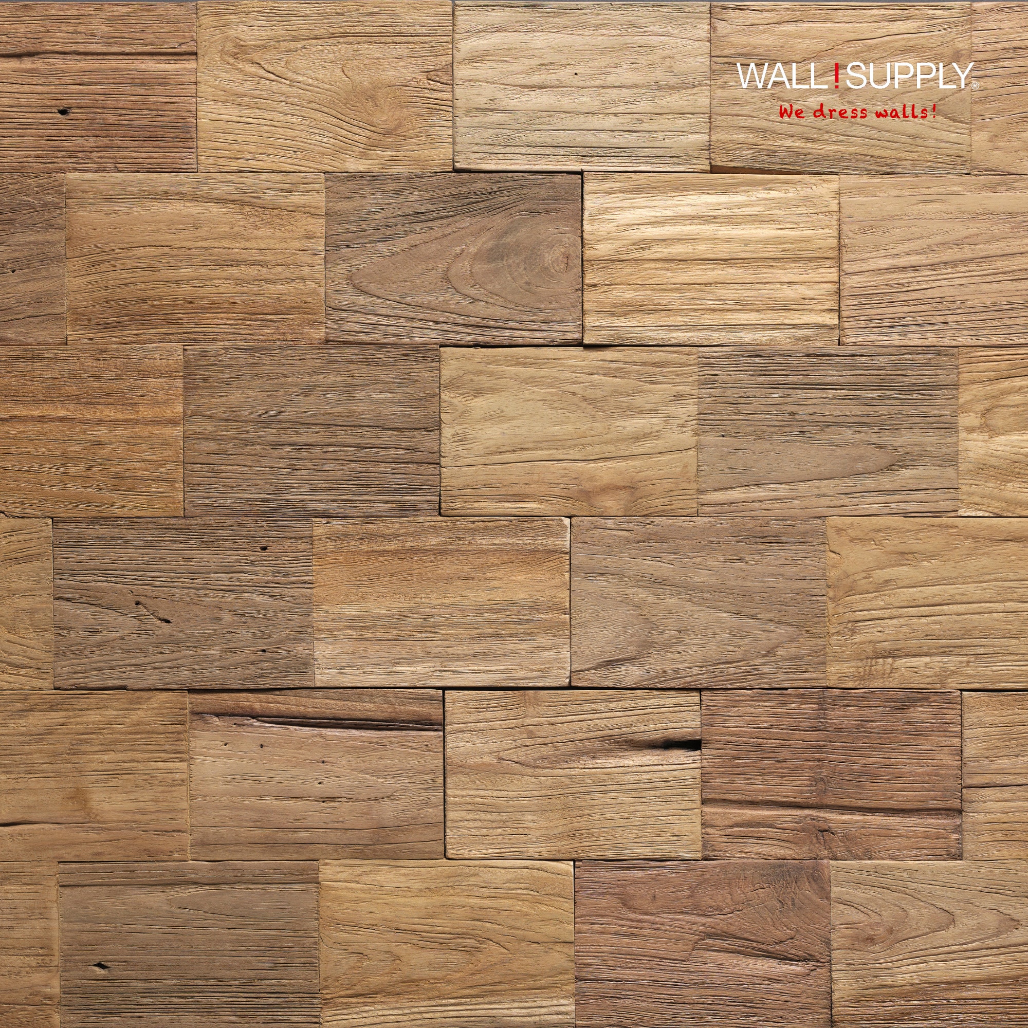 WALL!SUPPLY 22760141 7-87/100-in x 17-18/25-in Smooth Wood Wall Panel ( 10 -Pack, Covers 10.76-sq ft )