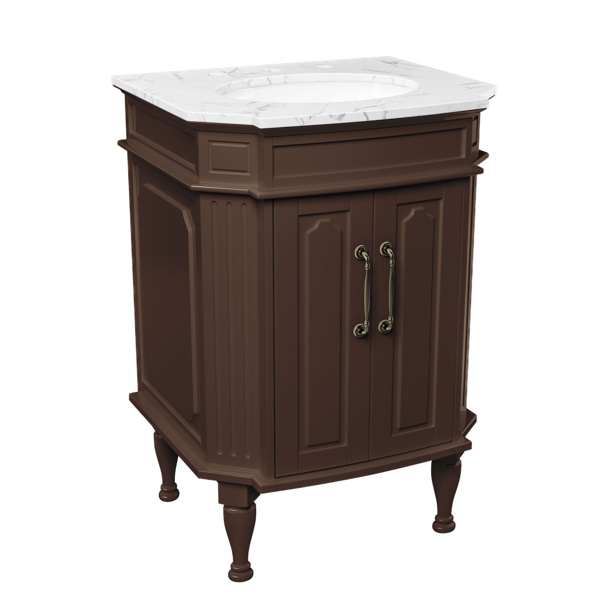 Serwall 24OF-BROWN Bath-Vanity-Combo - View #8
