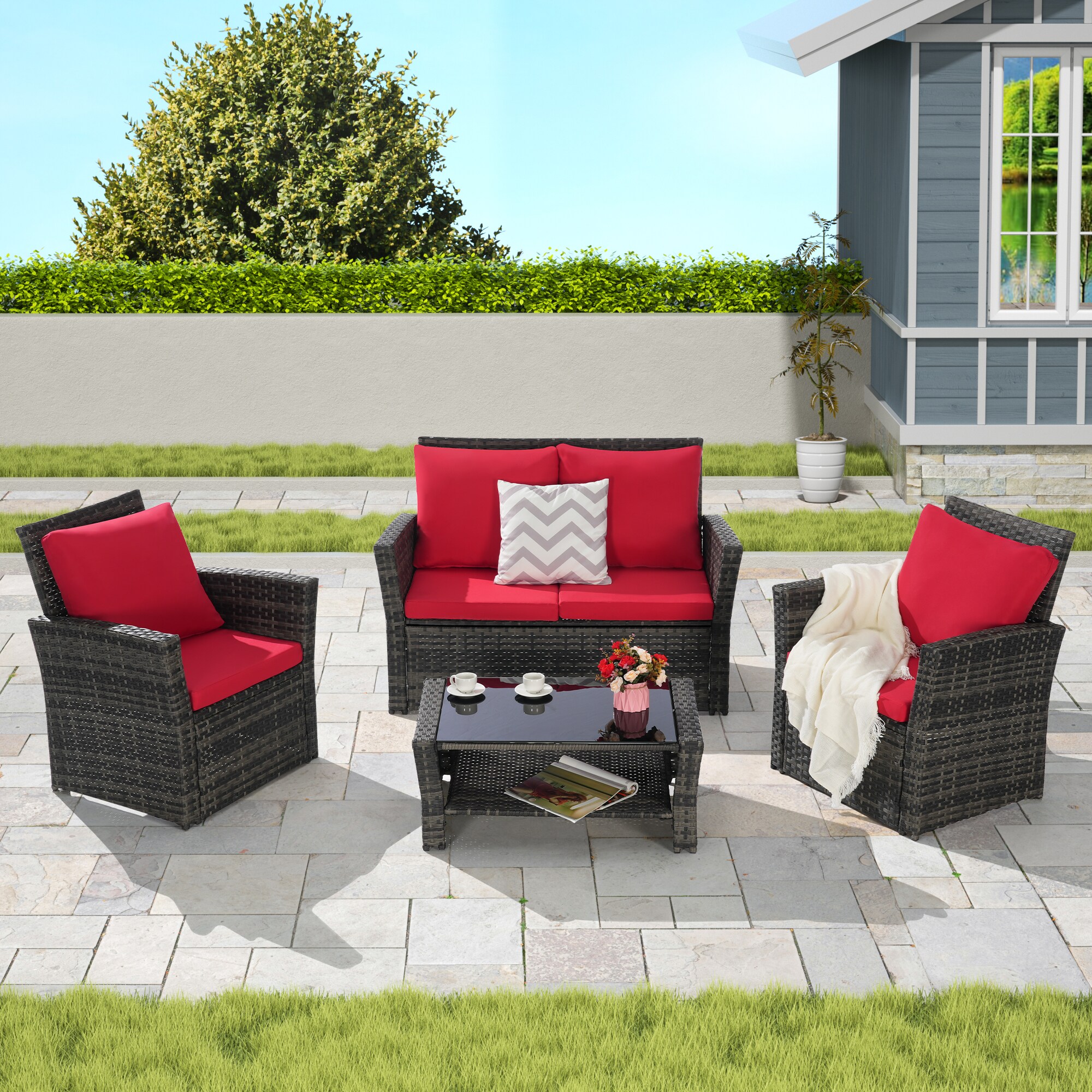 Forclover MONLDS11LG Patio-Conversation-Sets - View #2