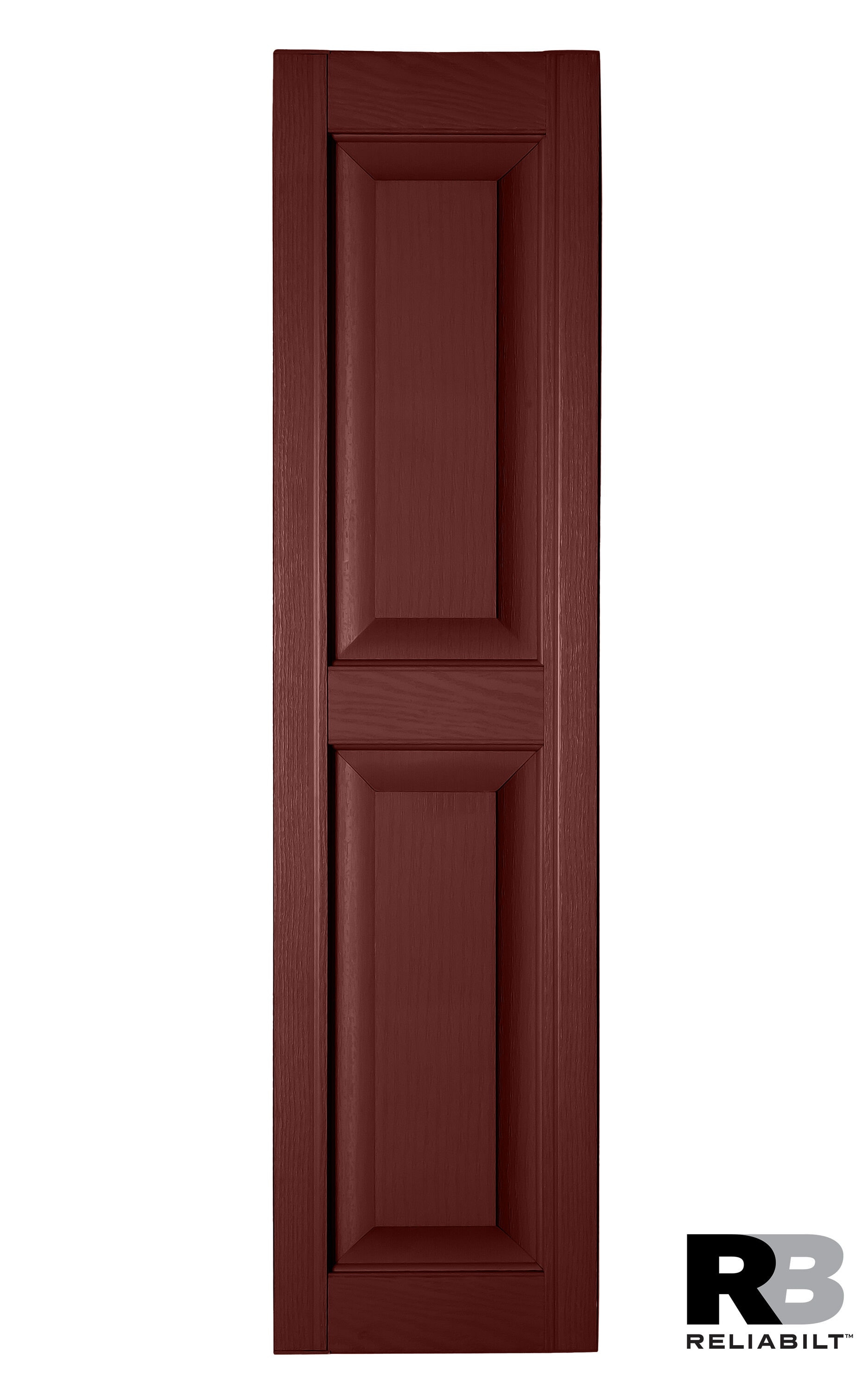 RELIABILT RP1243613 12-in W x 43-in H Cranberry Raised panel Polypropylene Exterior Shutters ( 2 -Pack )