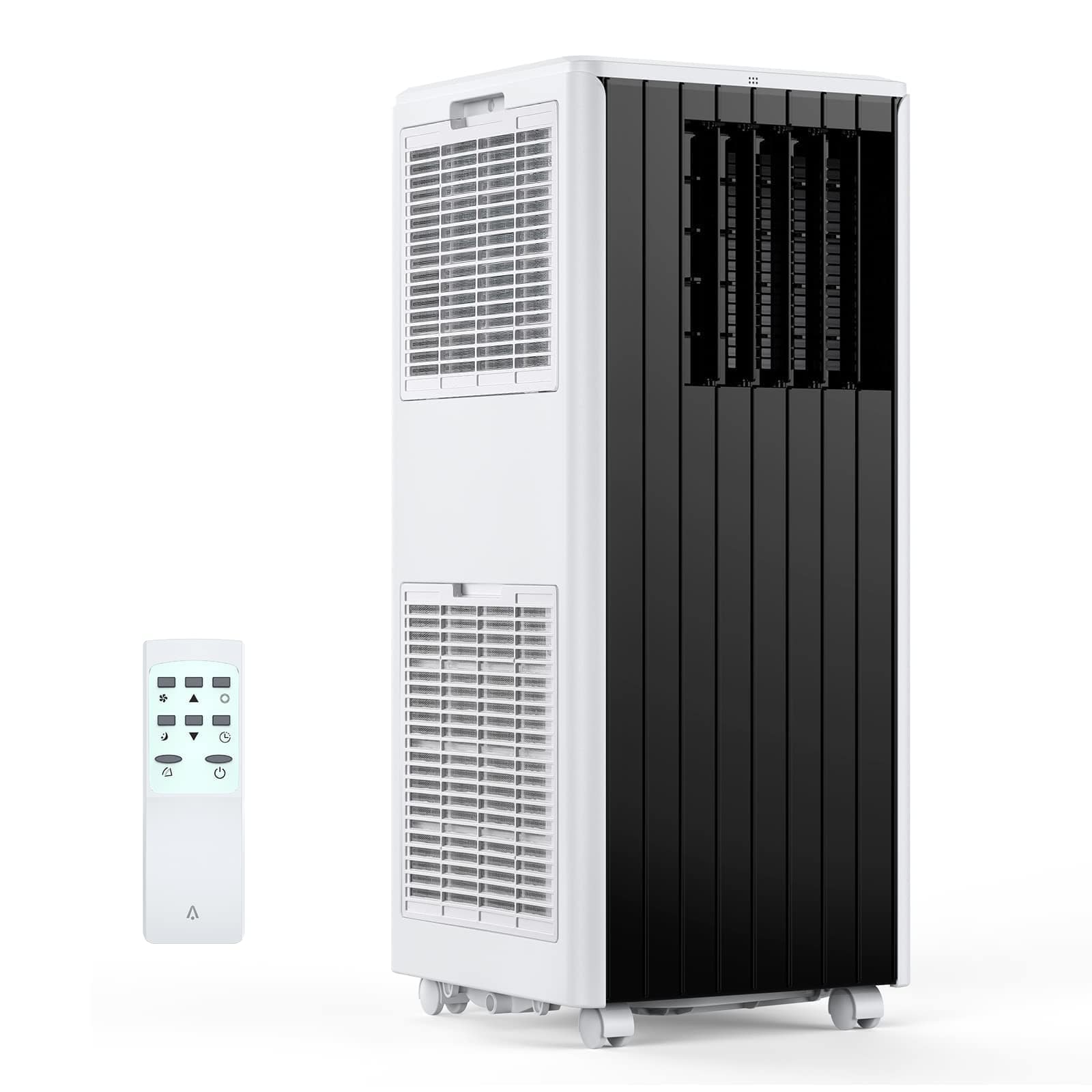 Qeetex FFF009 8000 BTU Portable Air Conditioner 3-in-1 Stand-Up AC Unit with Remote Control Cools Rooms up to 350 Sq Ft