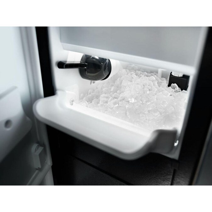 KitchenAid 50-lb Drop-Down Door Freestanding/Built-In Nugget Ice Maker ...