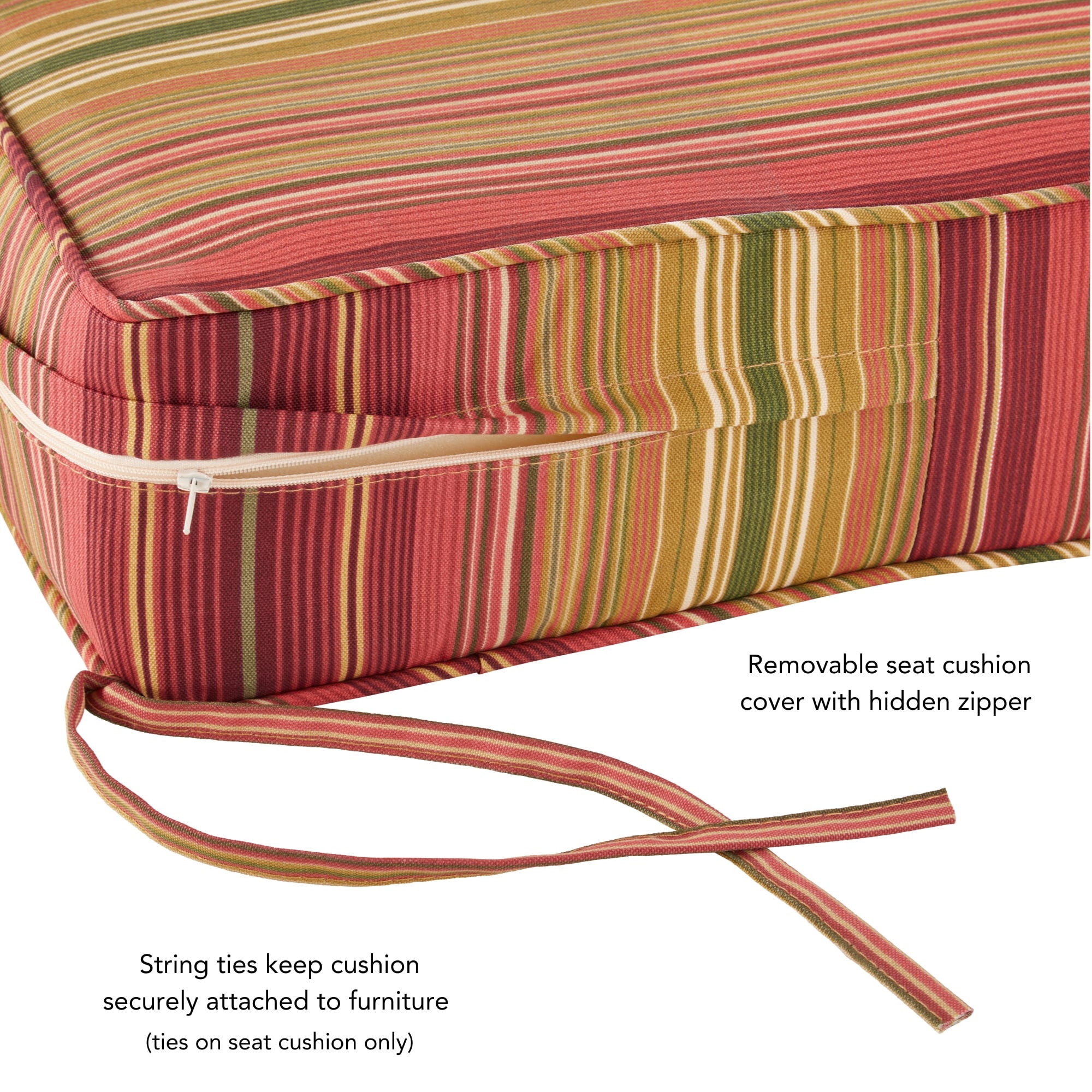Greendale Home Fashions OC7820-KINNABARI Patio-Furniture-Cushions - View #4