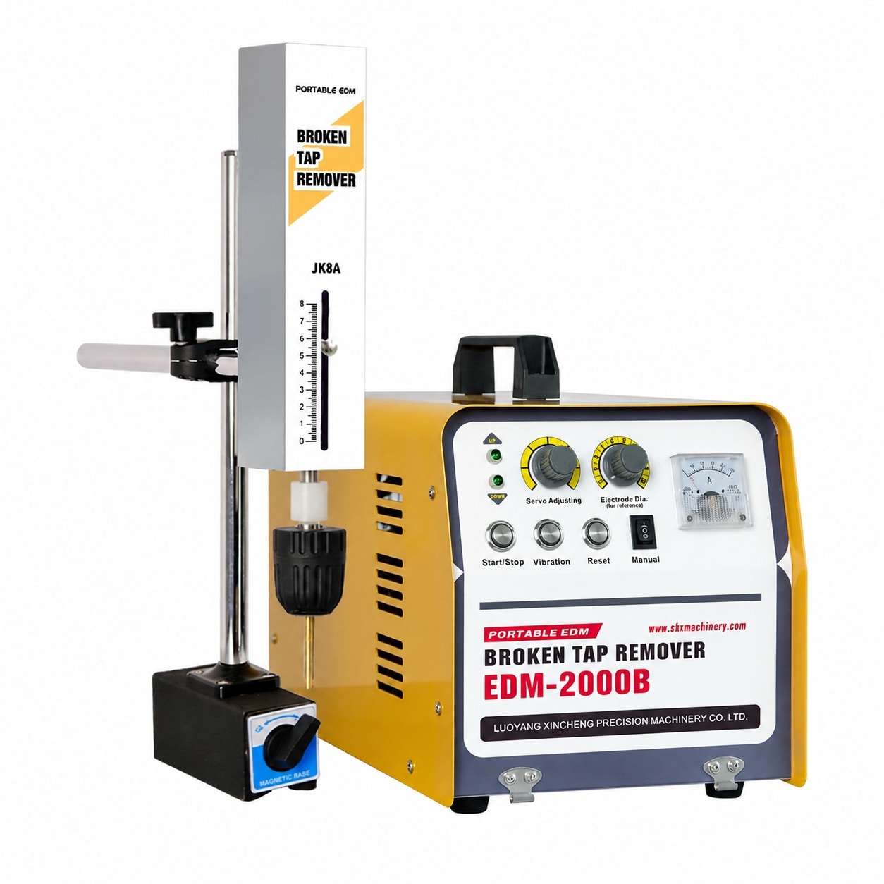 UUDULY  2000W Portable EDM Machine Broken Tap Remover for Drills Bolts Reamers with Depth Setting for Blind Holes 5/64 in to 1-3/16 in
