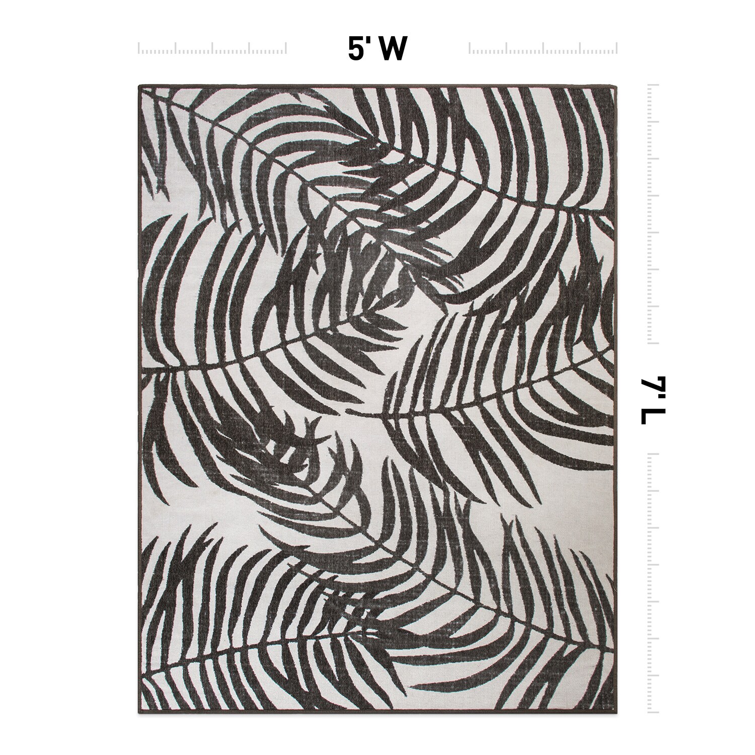 World Rug Gallery 9010GRAY5X7 rugs - View #4