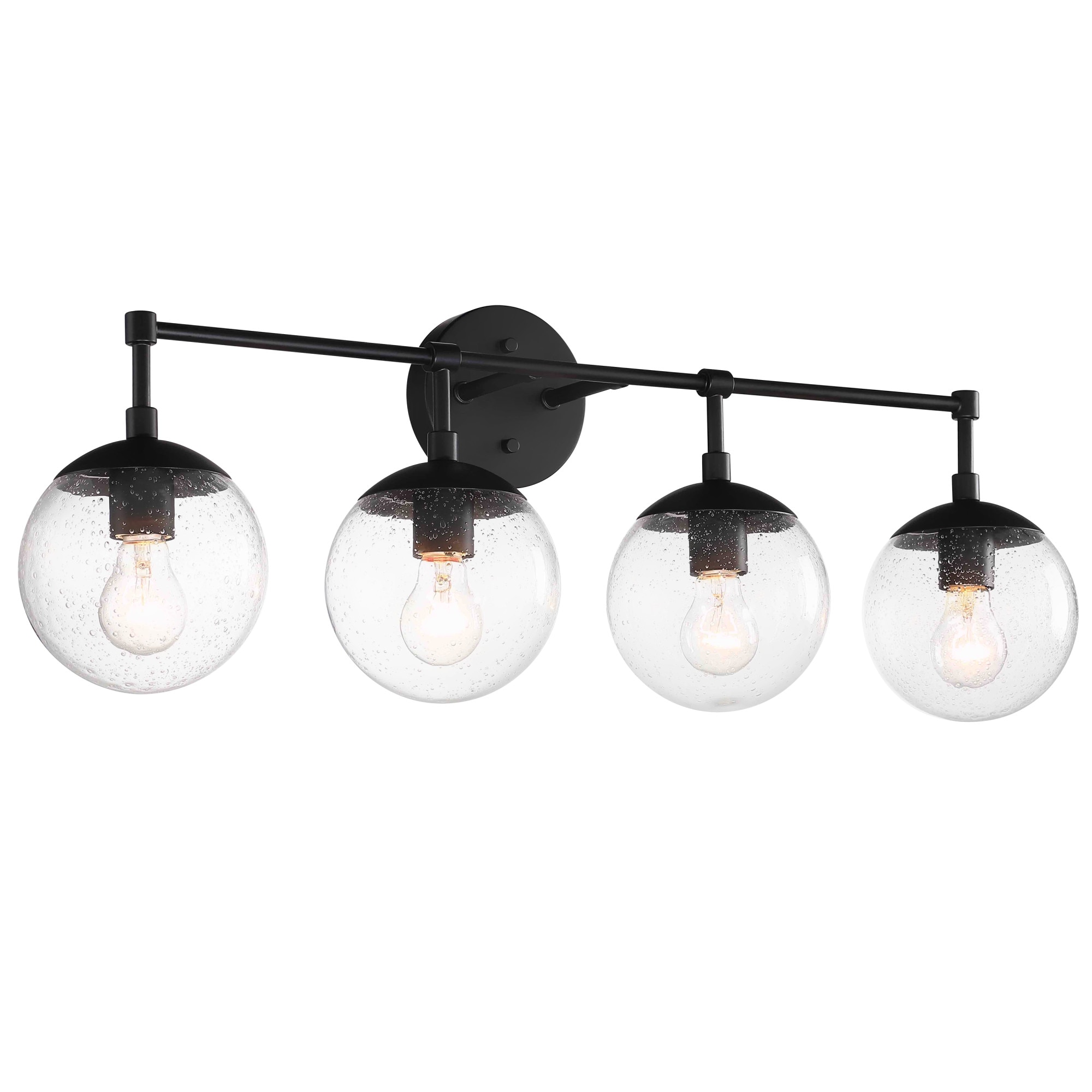 Design House 589572 Gracelyn 5.12-in 4 -Light Matte Black Modern/contemporary Vanity light